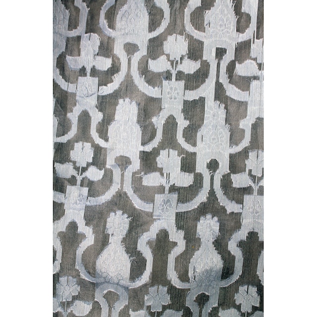 HOSSNER - ART OF HOME DECO Gardine »Blausee«, (1 St.), Schlaufenschal mit  floralem Muster