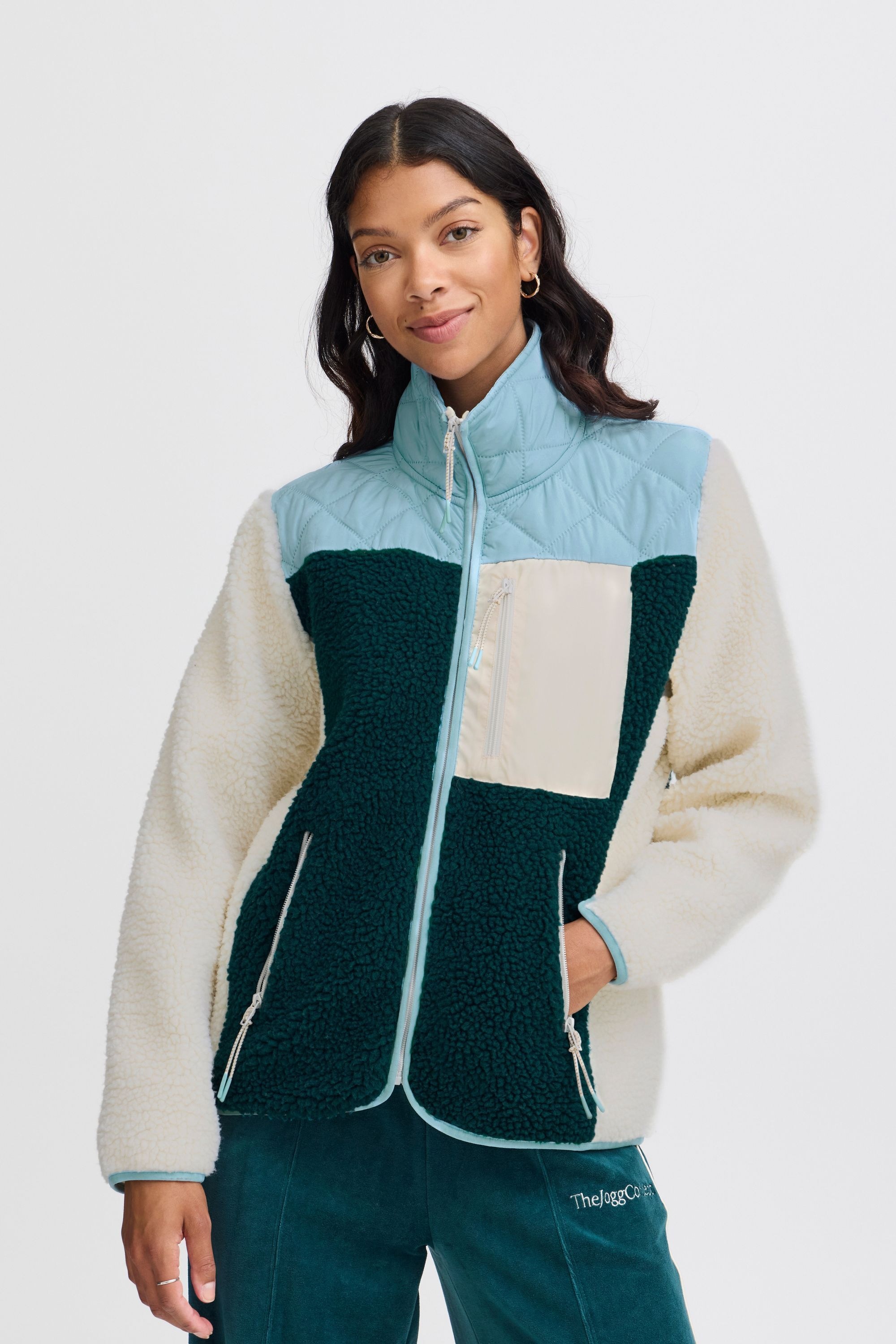 TheJoggConcept Fleecejacke »Fleecejacke JCBERRI JACKET 6«