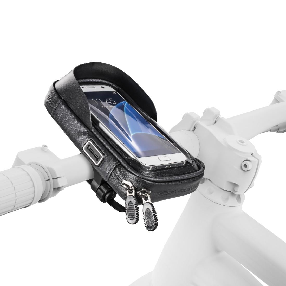 Hama Smartphone-Halterung »Handy-Fahrradtasche "Multi", universal«, - 360 Grad drehbar
- wasserabweisend