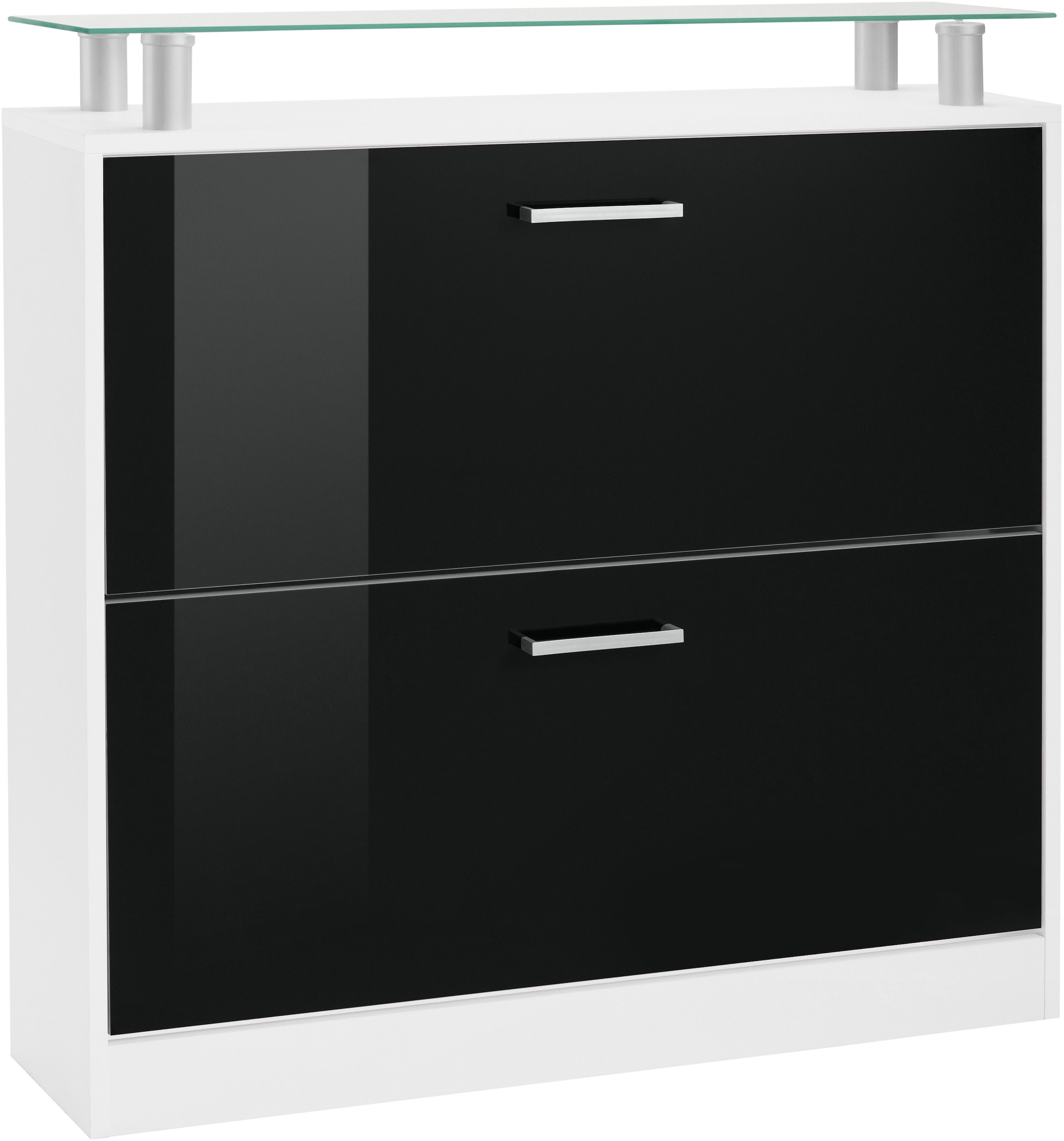 borchardt Möbel Schuhschrank »Finn«, Breite 89 cm, mit Glasablage auf  Rechnung bestellen
