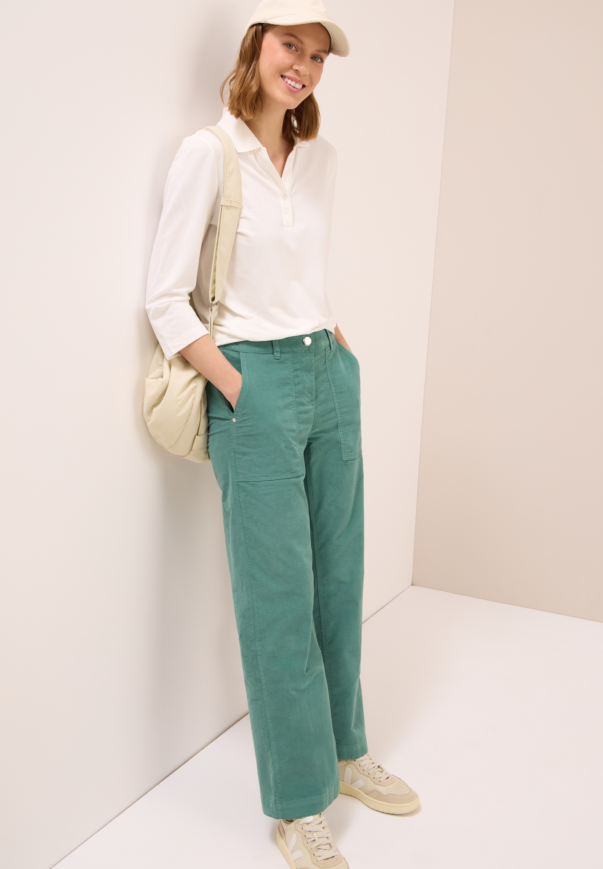 Cecil Cordhose »Style Neele«  Wide Leg, High Waist