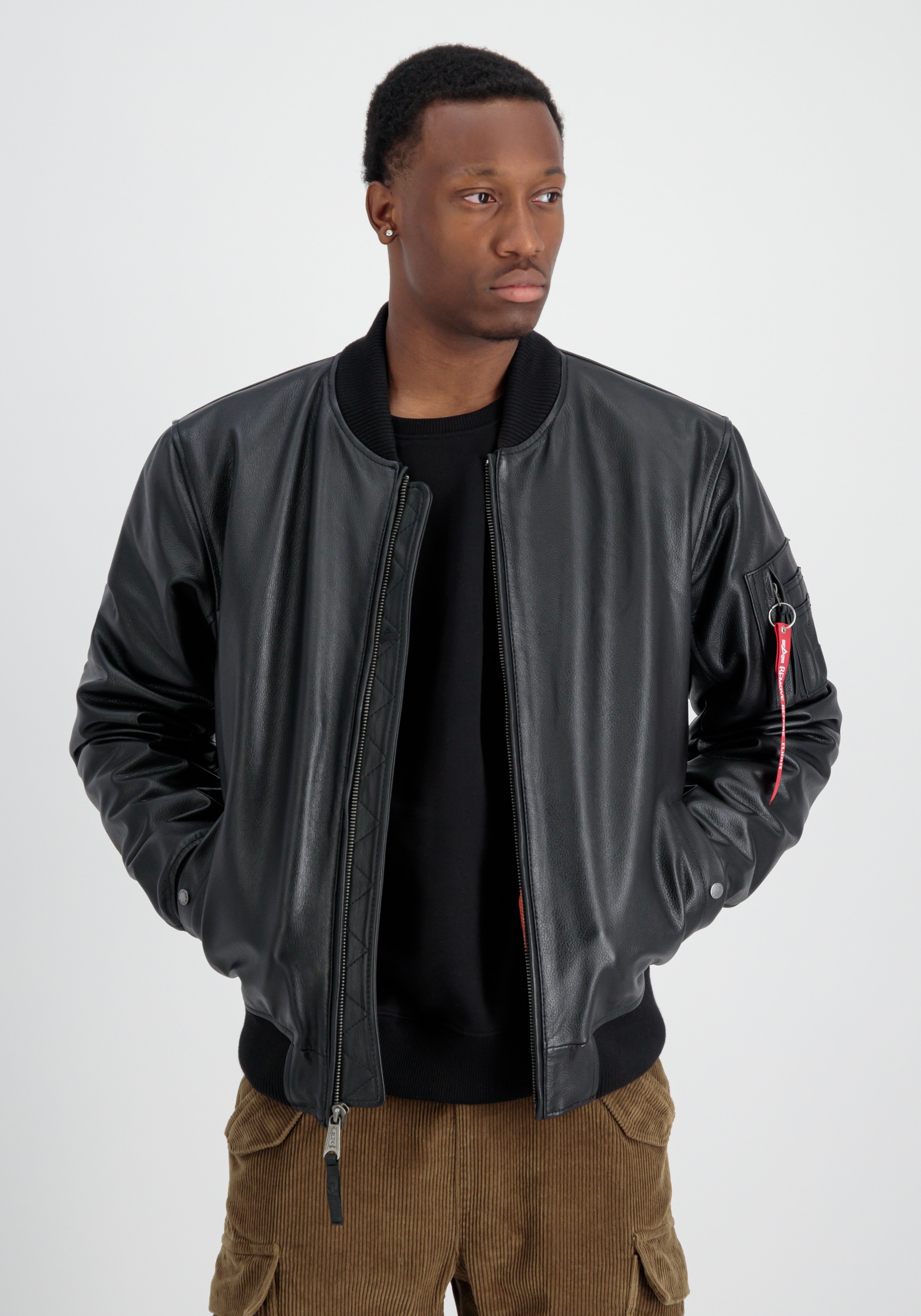 Alpha Industries Lederjacke »Alpha Industries Men - Leather & Vegan Jackets«