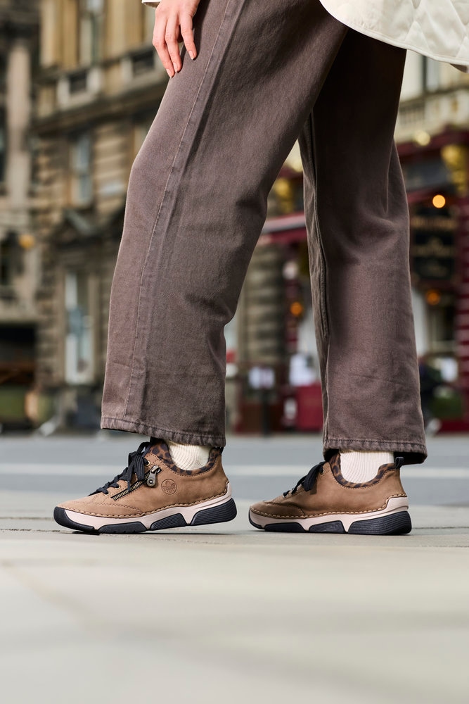 Rieker Slip-On Sneaker  Schlupfschuh, Halbschuh, Freizeitschuh mit weicher Innensohle