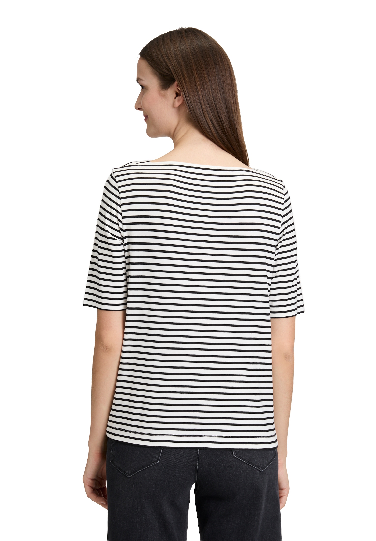 Betty&Co Langarmshirt »Streifenshirt mit U-Boot-Ausschnitt«