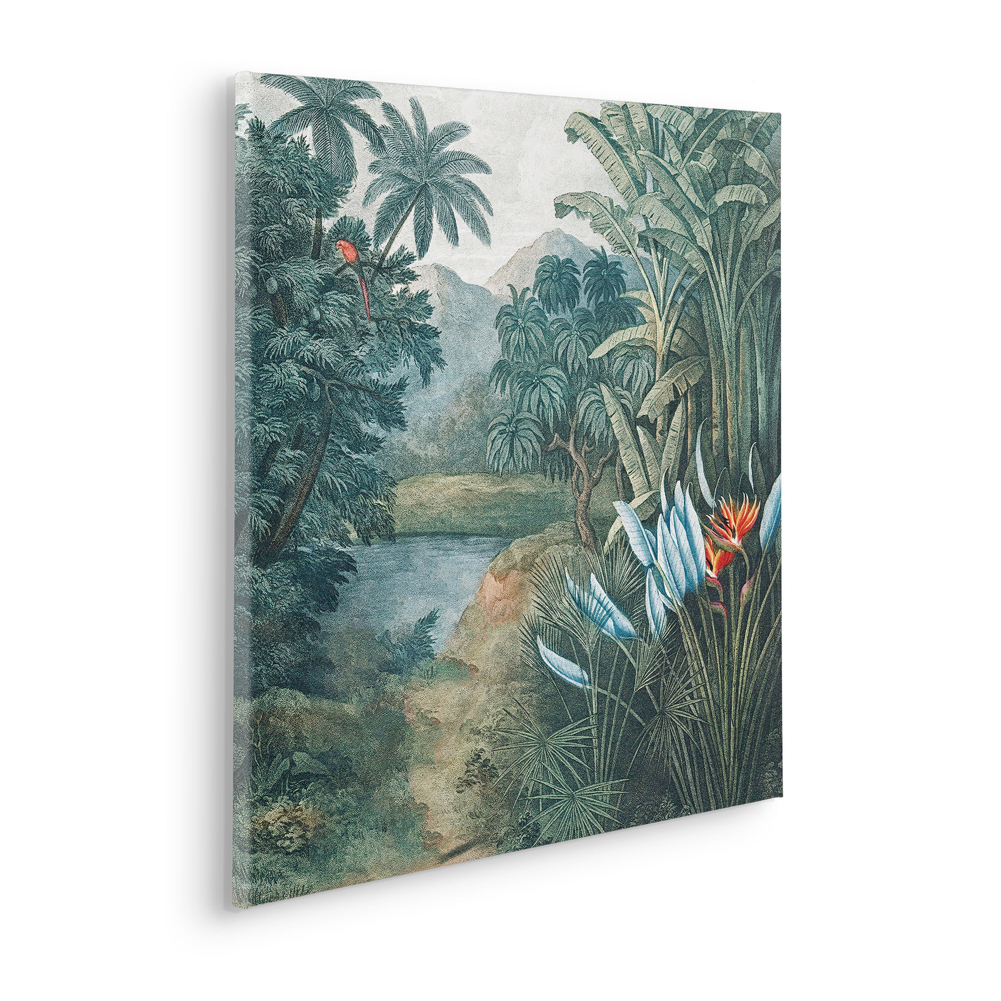 Komar Leinwandbild "Exotic Empire - Größe 60 x 60 cm" Natur 1 Stk. tlg. Keilrahmenbild mi Echtholzrahmen