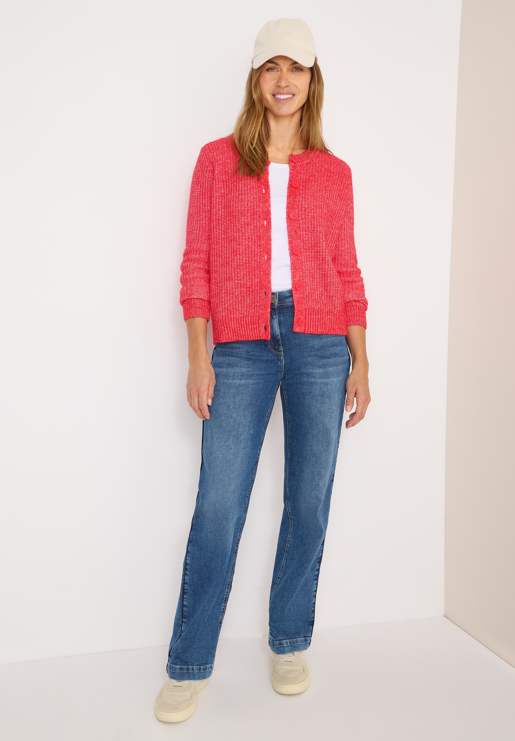 Cecil Cardigan mit Rippbündchen