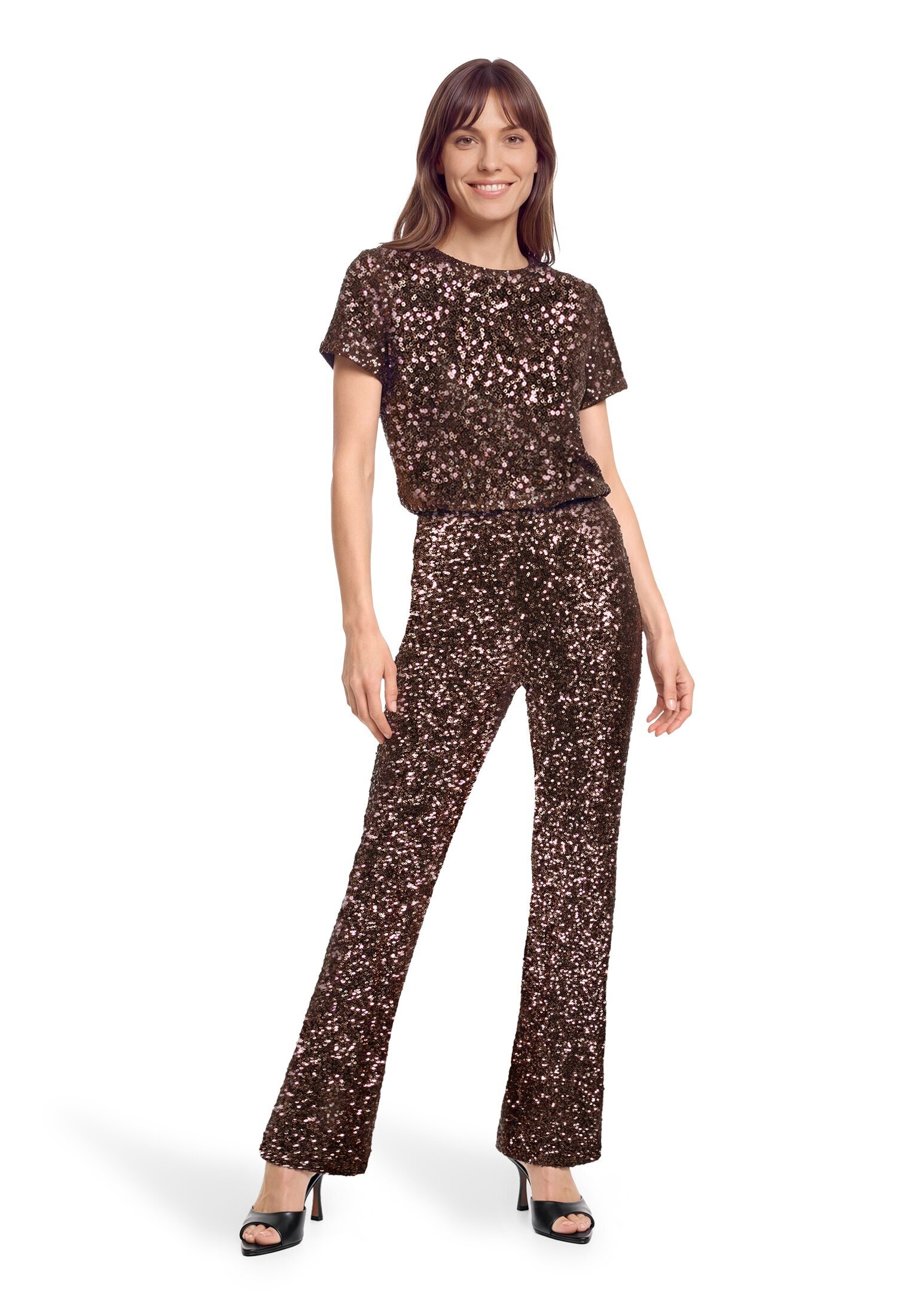 Betty&Co Schlupfhose »Schlupfhose mit Pailletten«
