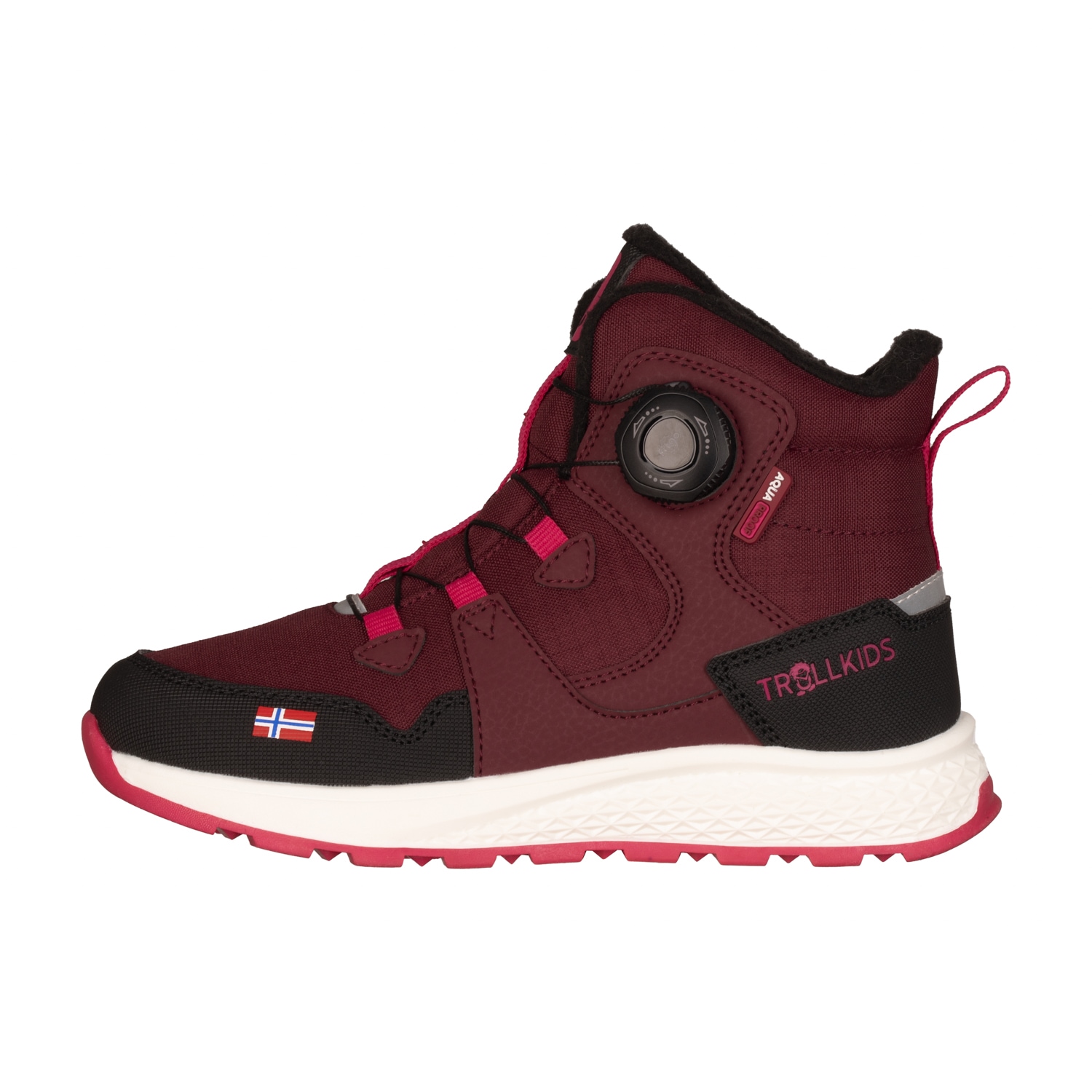TROLLKIDS Winterstiefel »KIDS BERGEN WINTER MID CUT«, wasserdicht, fitgo Schnellschnürsystem, reflektierende Details
