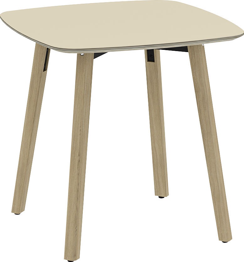 OTTO products Esstisch »Tables«, Füße aus Eiche massiv, mit schöner Linoleum Beschichtung kaufen