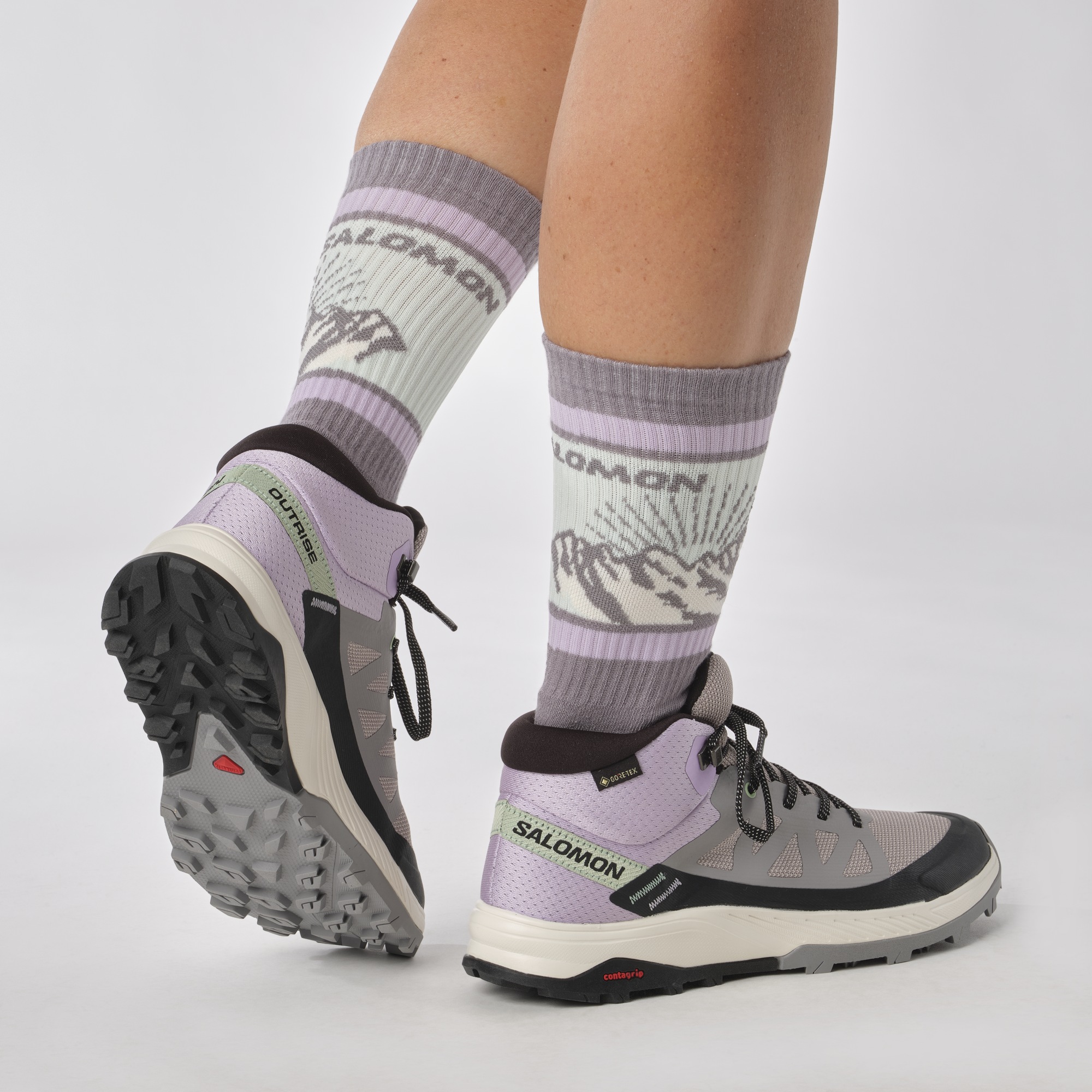 Salomon Wanderschuh »OUTRISE MID GORE-TEX® W«, wasserdicht