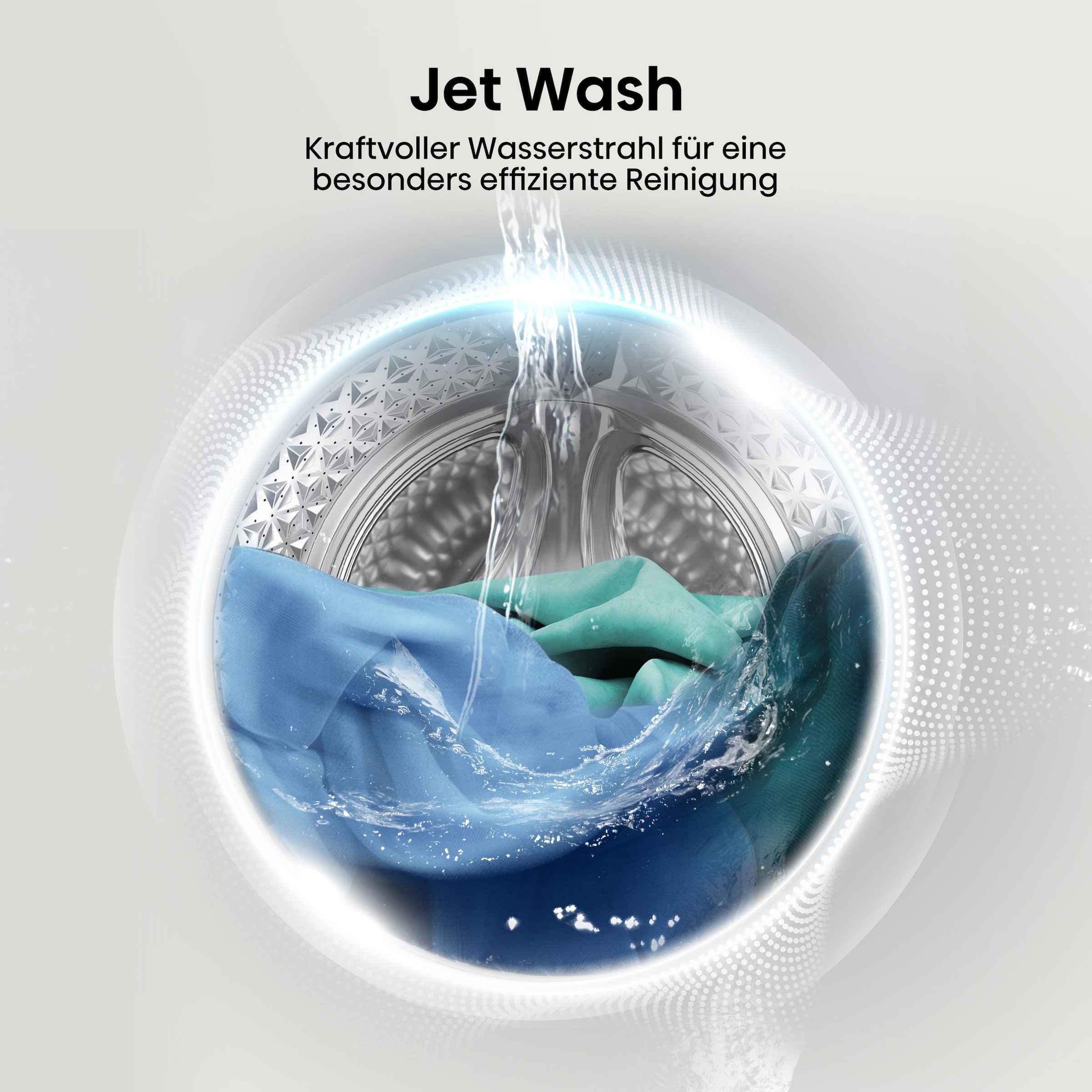 Hisense Waschmaschine »WF3S8043BW3« 8 kg 1400 U/min Wifi-ConnectLife