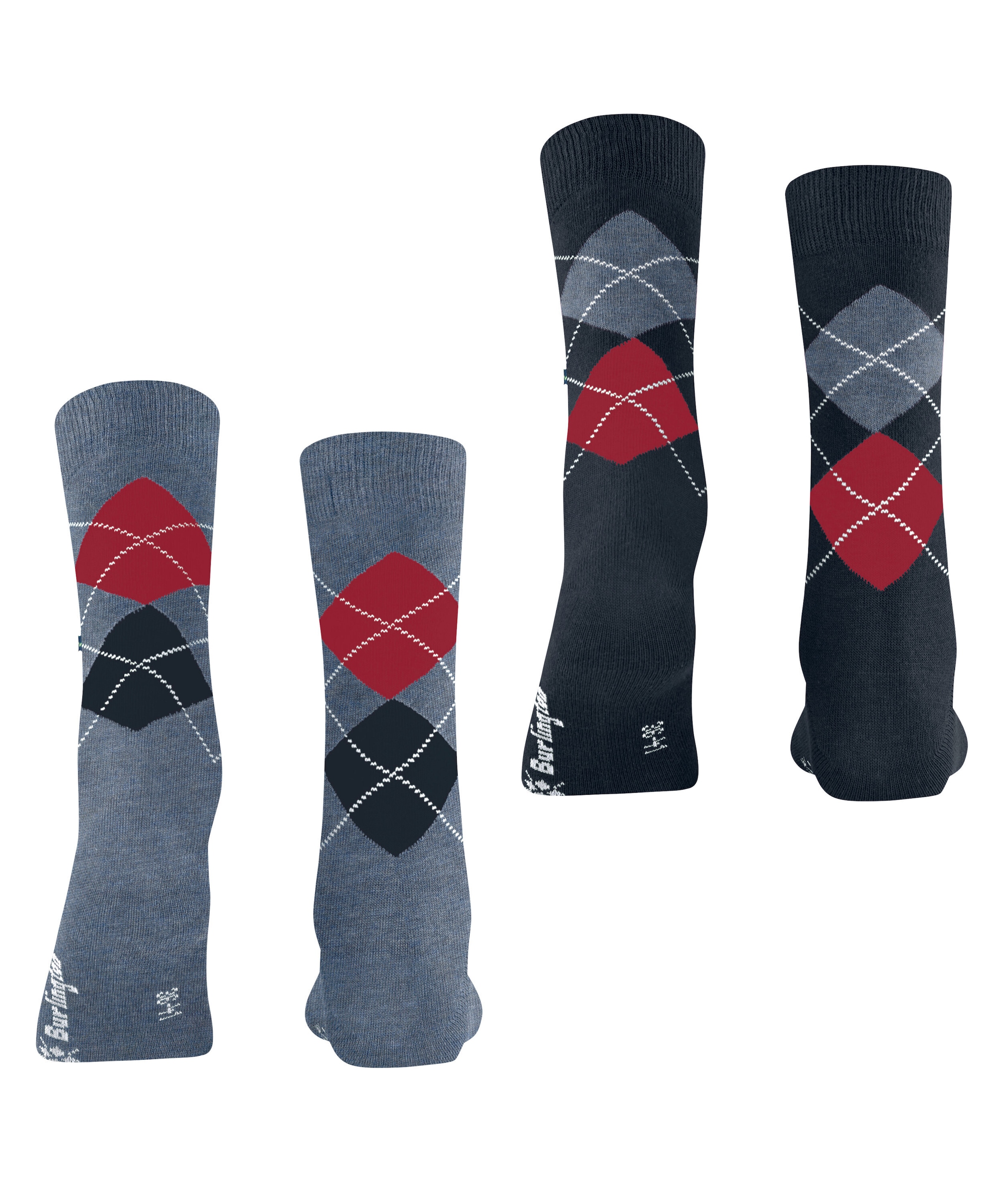 Burlington Socken »Everyday Argyle 2er-Pack« 2er Pack,  atmungsaktiv