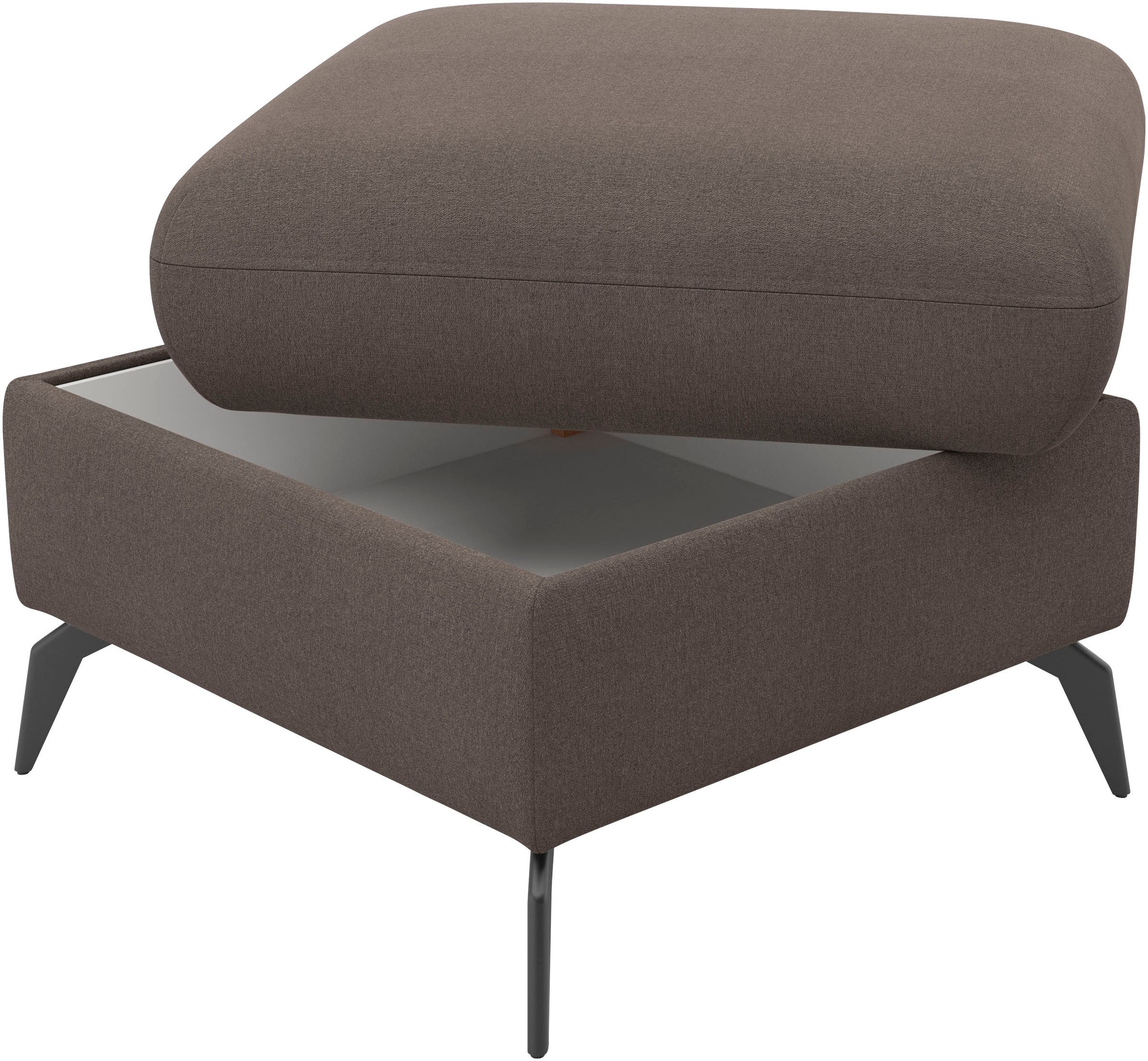 Home affaire Polsterhocker »Rochelle«, (1 St.), moderne 15 cm Metallfüße