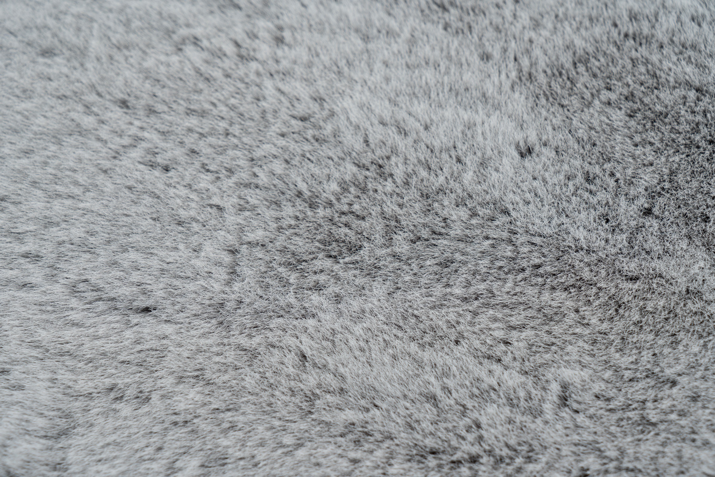 Obsession Fellteppich »Infinity 201« fellförmig 40 mm Höhe Kunstfell, Uni Farben, Kaninchenfell Haptik, supersoft