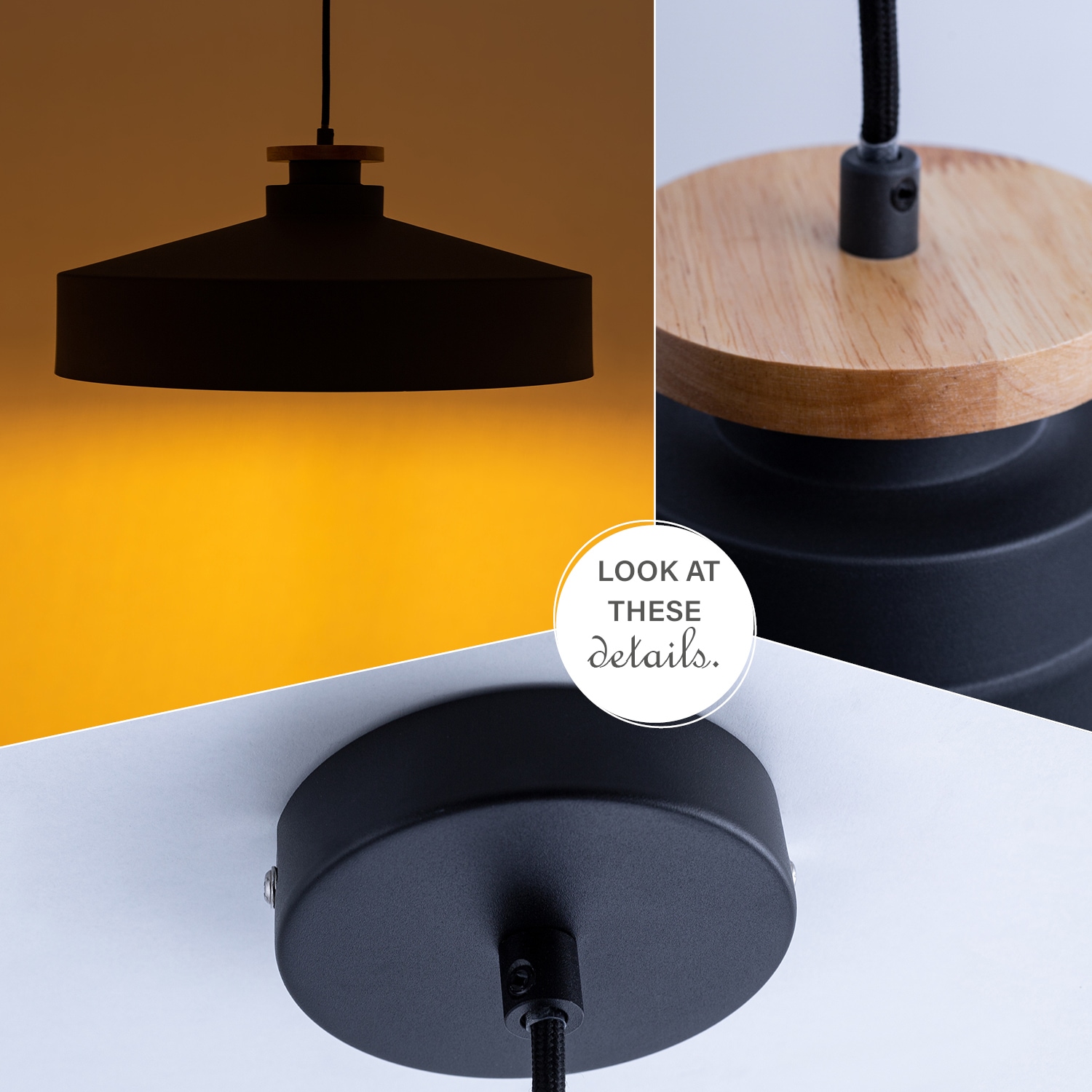 Paco Home Pendelleuchte »JACK T«, 1 flammig, Leuchtmittel E27 | ohne Leuchtmittel, Hängelampe Esszimmer Küchenlampe Esstischlampe Skandinavisch E27