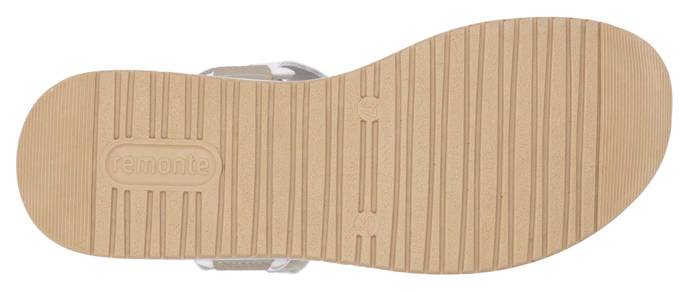 Remonte Riemchensandale »Elisabeth Hurley-Collection«, Keilabsatz, Klettschuh, Sandalette mit Plateausohle