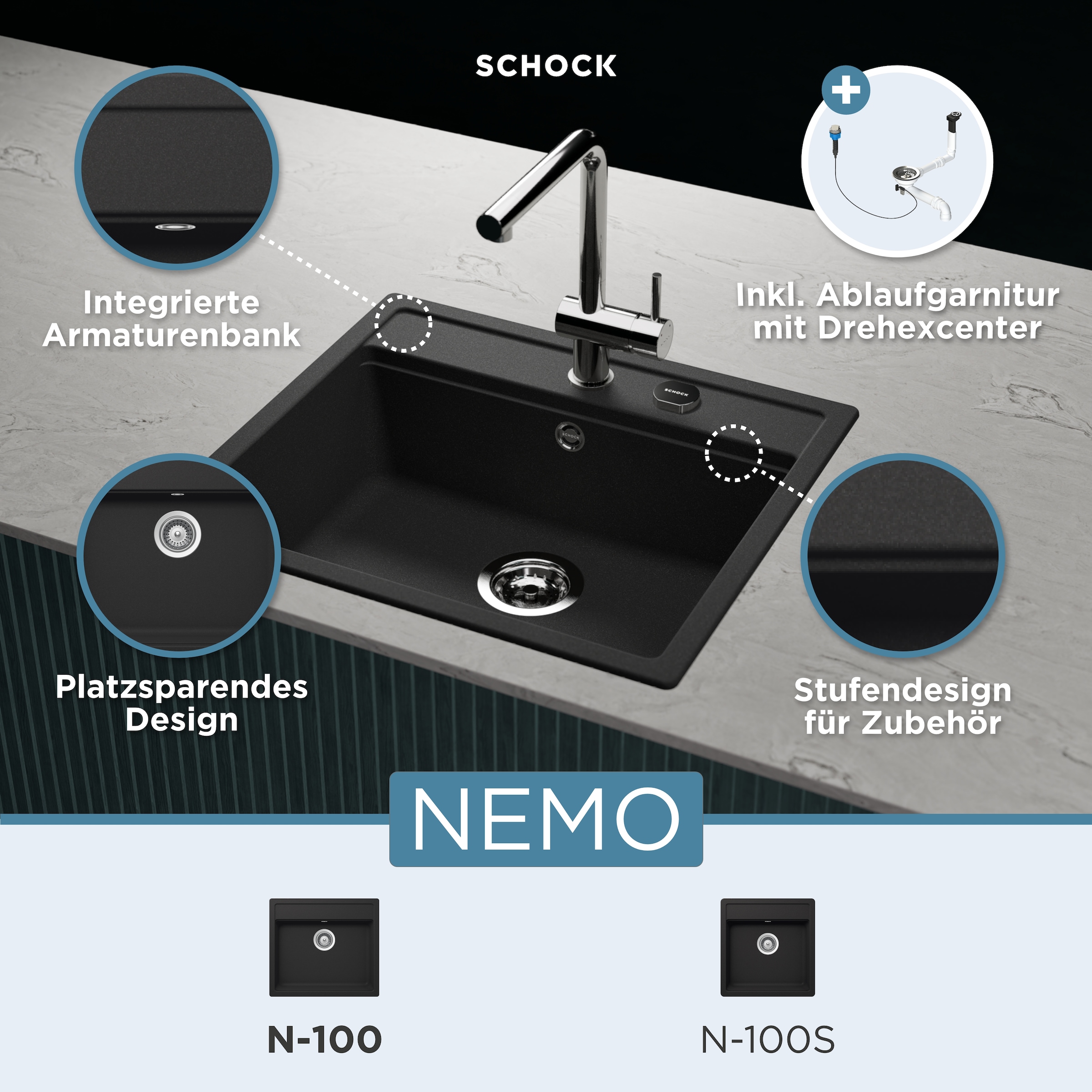 Schock Granitspüle »Oslo«