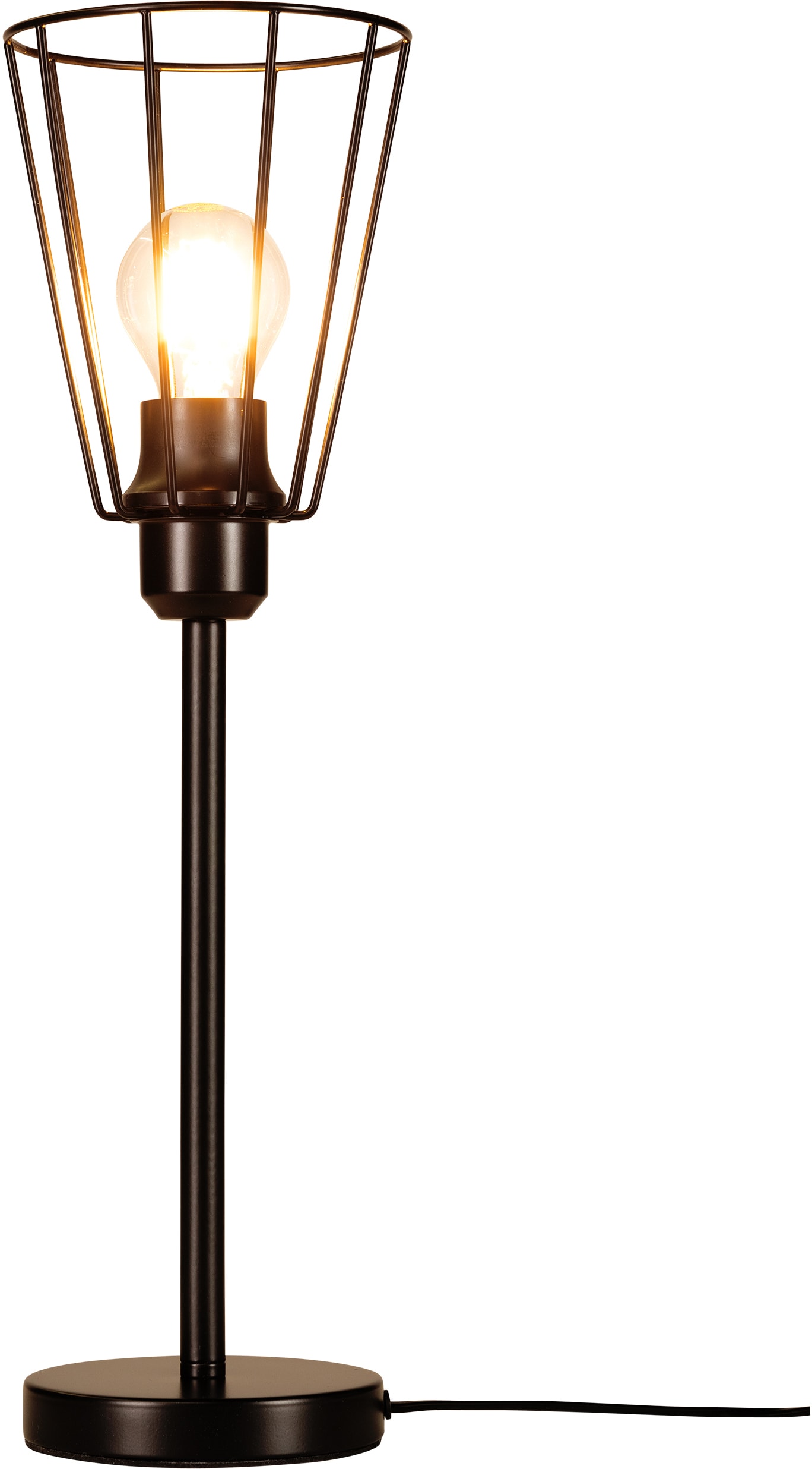 BRITOP LIGHTING Tischleuchte »Swan«, 1 flammig-flammig, Dekorative Leuchte aus Metall, passende LM E27 / exkl., Made in Europe