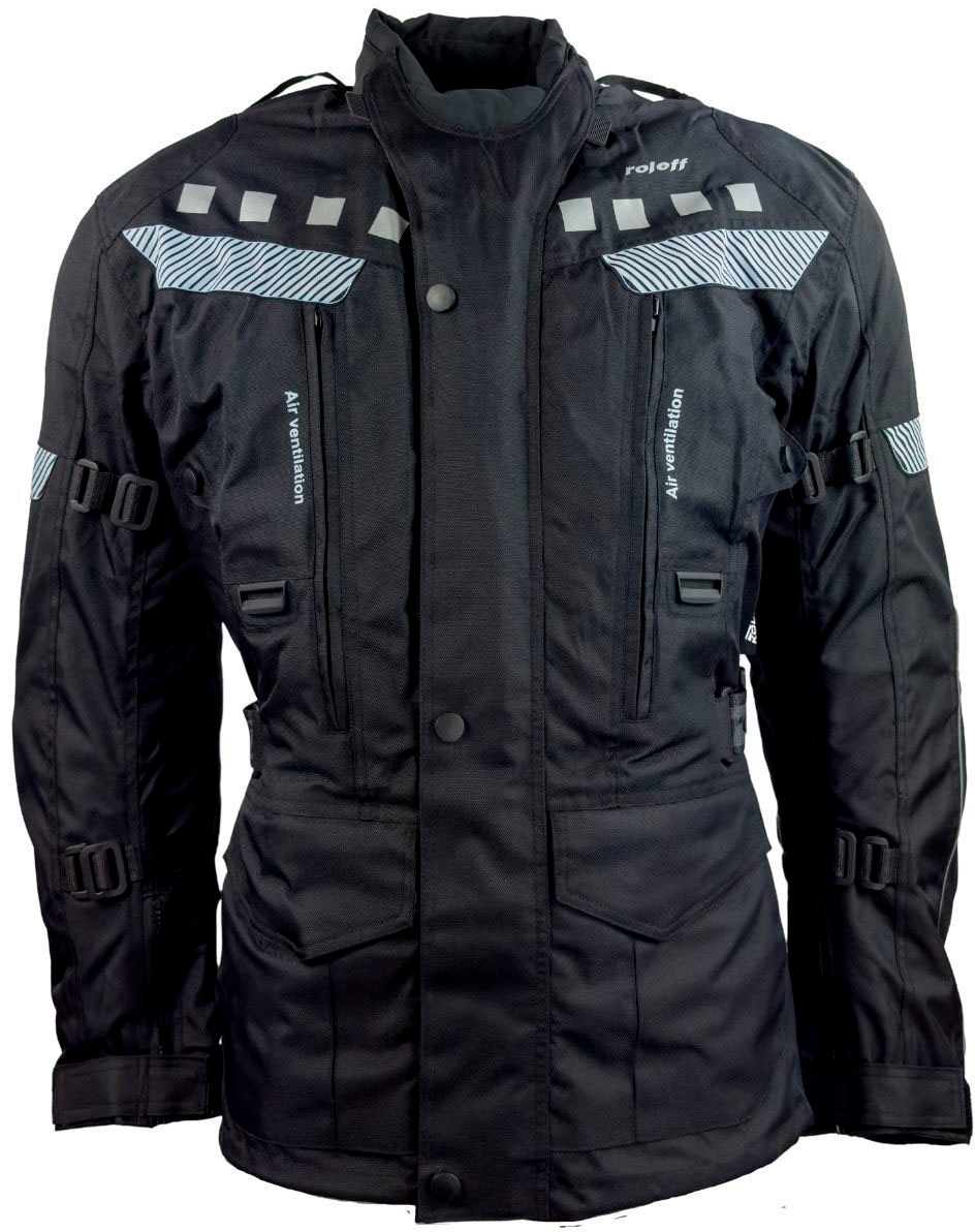 roleff Motorradjacke »RO 773 S«, Mit Sicherheitsstreifen