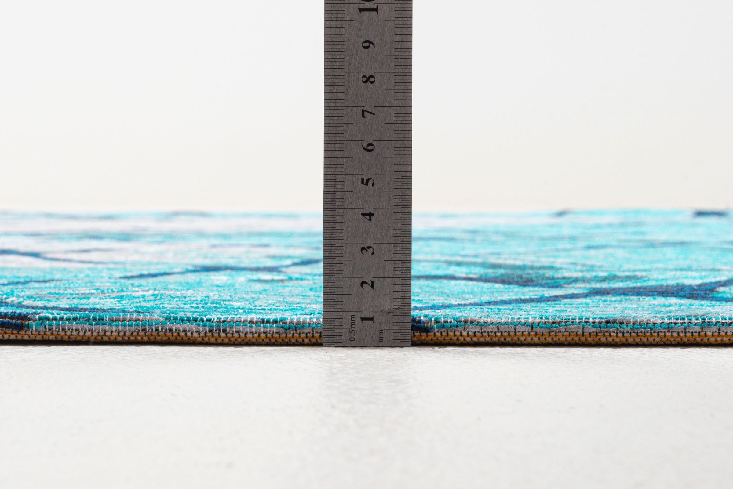 Sansibar Teppich »Keitum 005«, rechteckig, Flachgewebe, modernes Design, Motiv Fischernetz & gekreuzte Säbel
