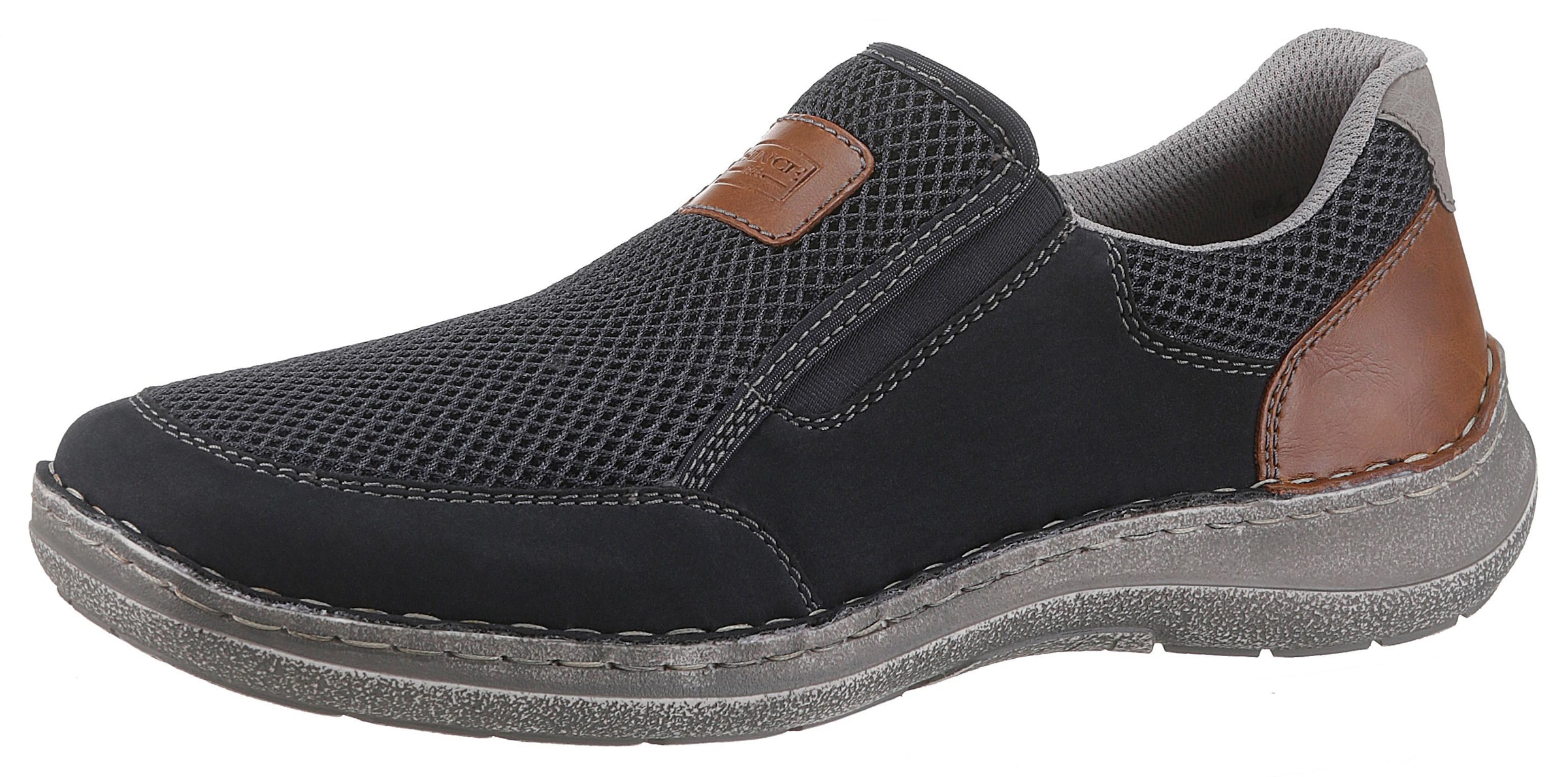 Slipper, Halbschuh, Freizeitschuh, Schlupfschuh mit luftigem Mesh