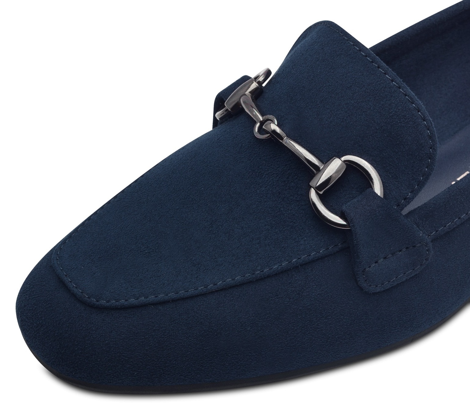 MARCO TOZZI Slipper, Blockabsatz, Loafer, Businessschuh mit Schmuckspange