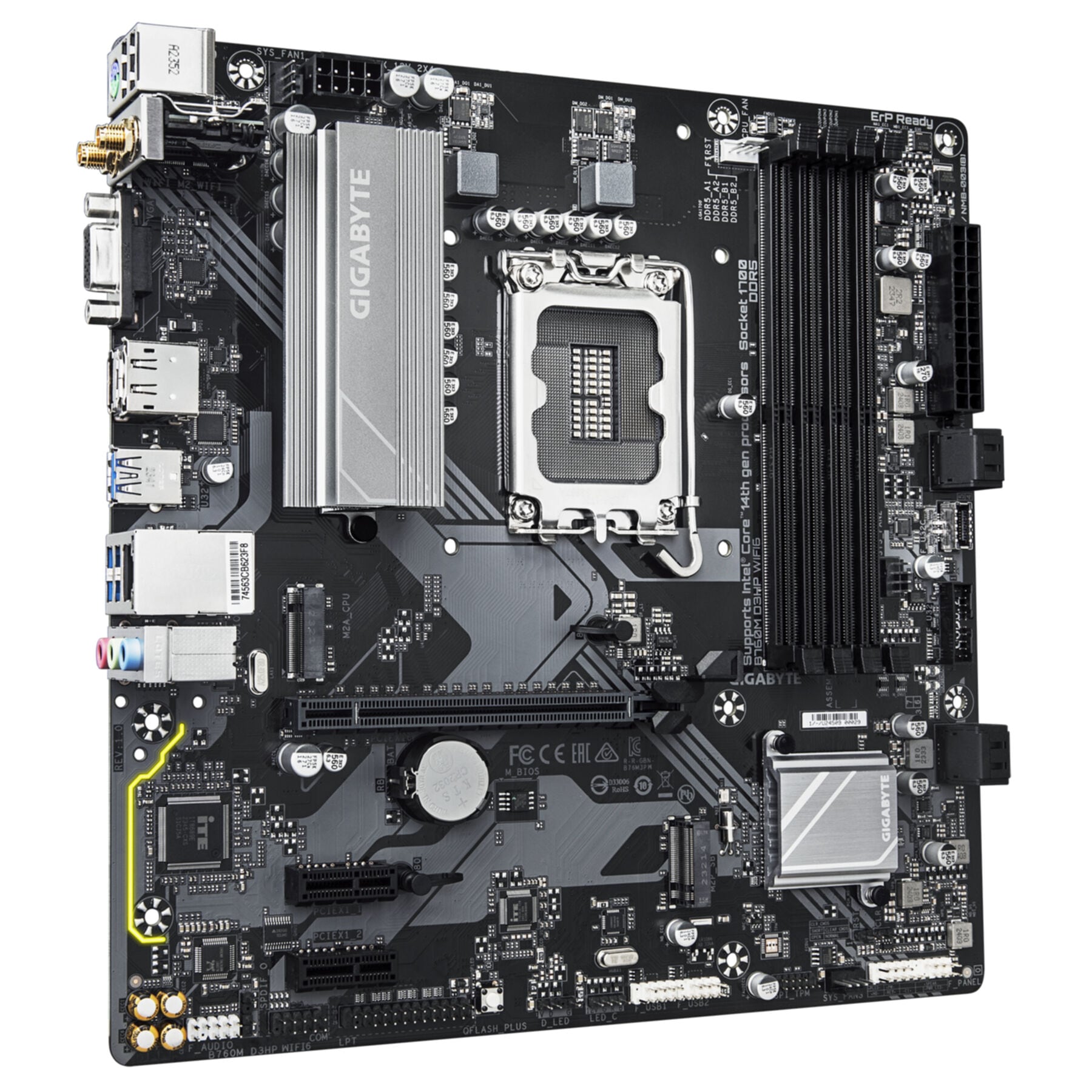 Gigabyte Mainboard »B760M D3HP WIFI6 Mainboard – Unterstützt Intel Core Prozessoren der 14«