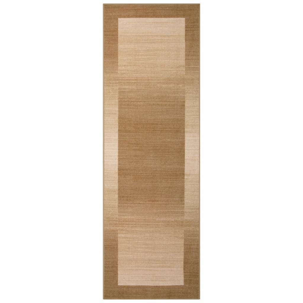 THEKO Läufer »Gabbeh Ideal«, rechteckig, 6 mm Höhe, Teppich-Läufer, mit Bordüre, ideal im Flur & Schlafzimmer