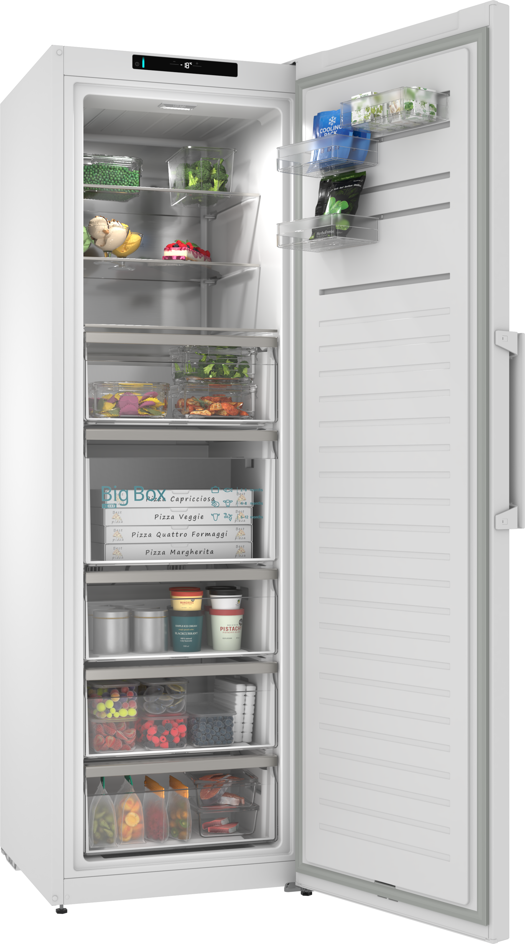 SIEMENS Gefrierschrank iQ300 »GS36NVWCG« 186,2 cm hoch 59,5 cm breit