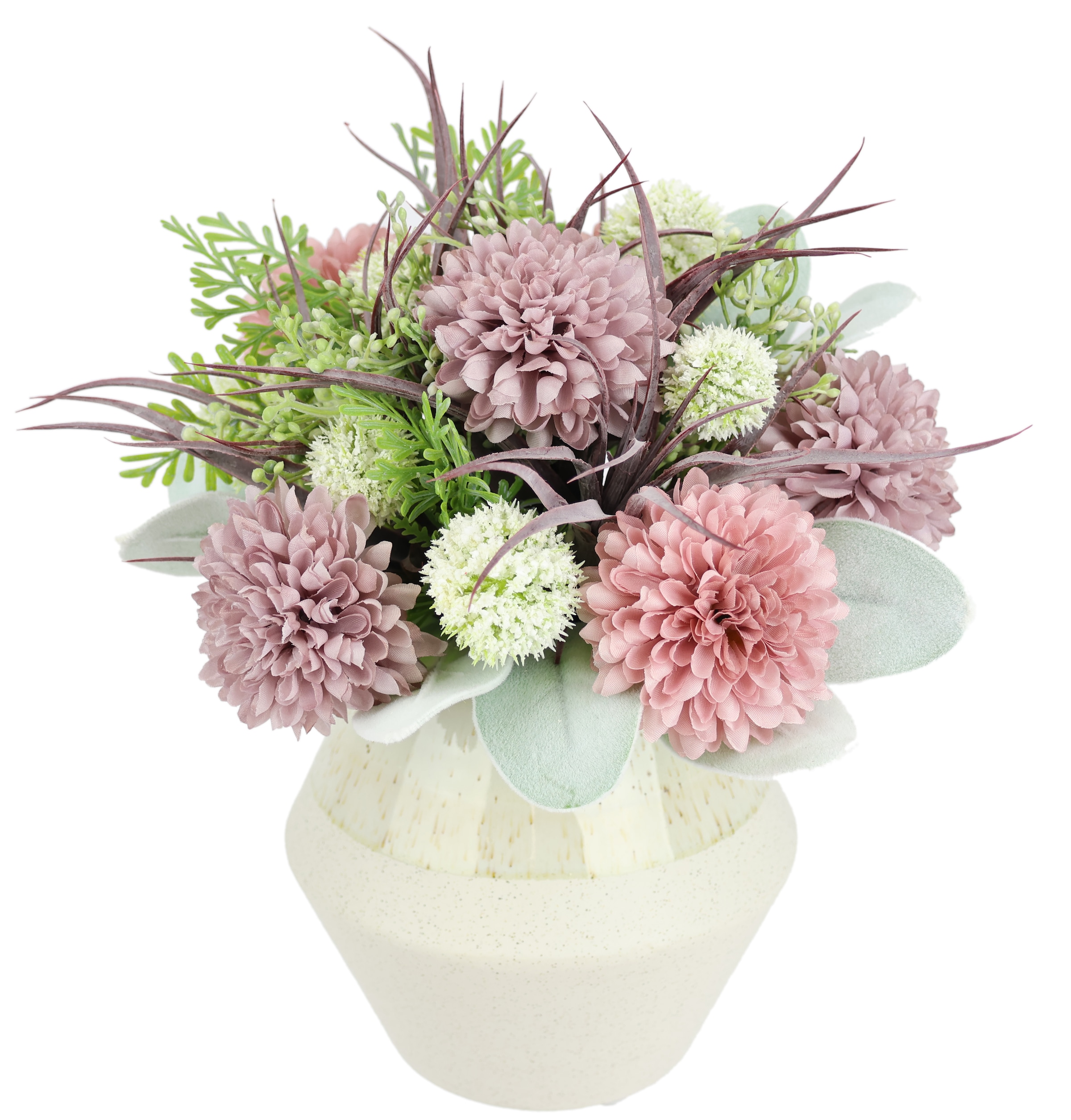 I.GE.A. Kunstblume »Gesteck aus Dahlien und Allium«