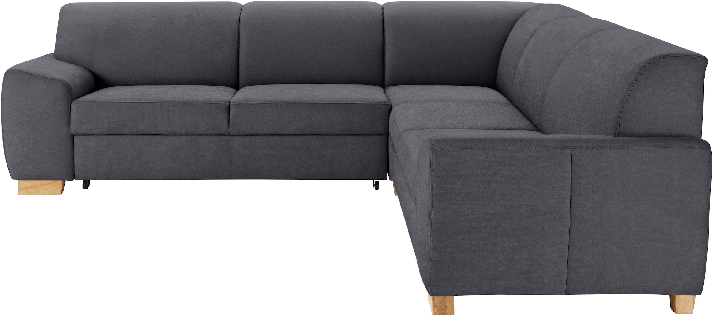 DOMO collection Ecksofa »Incanto kubische Formensprache, komfortabel, flache Armlehnen, L-Form«, wahlweise mit Bettfunktion