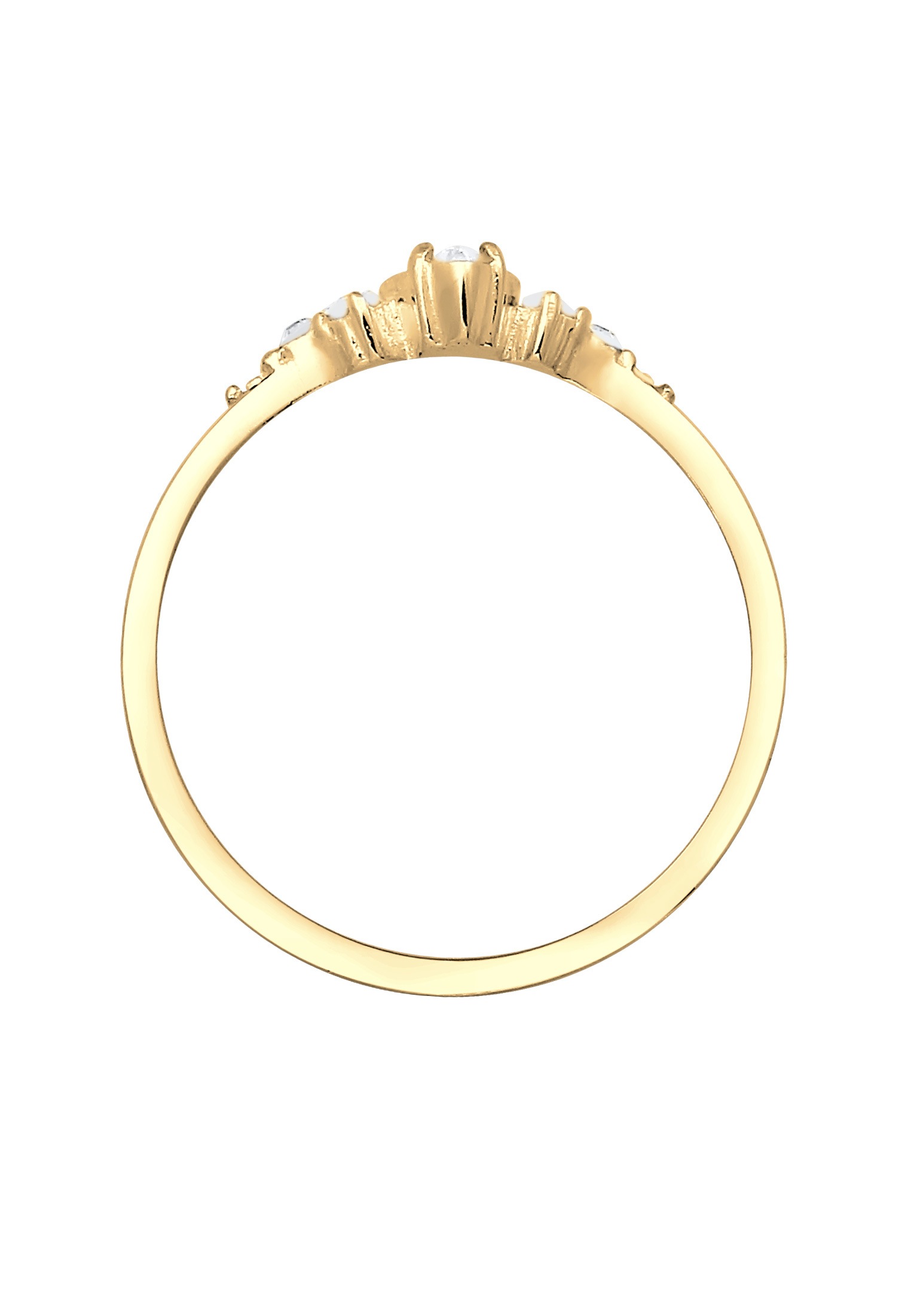 Elli Verlobungsring »Ring Kristalle Marquise Design 925 Silber«