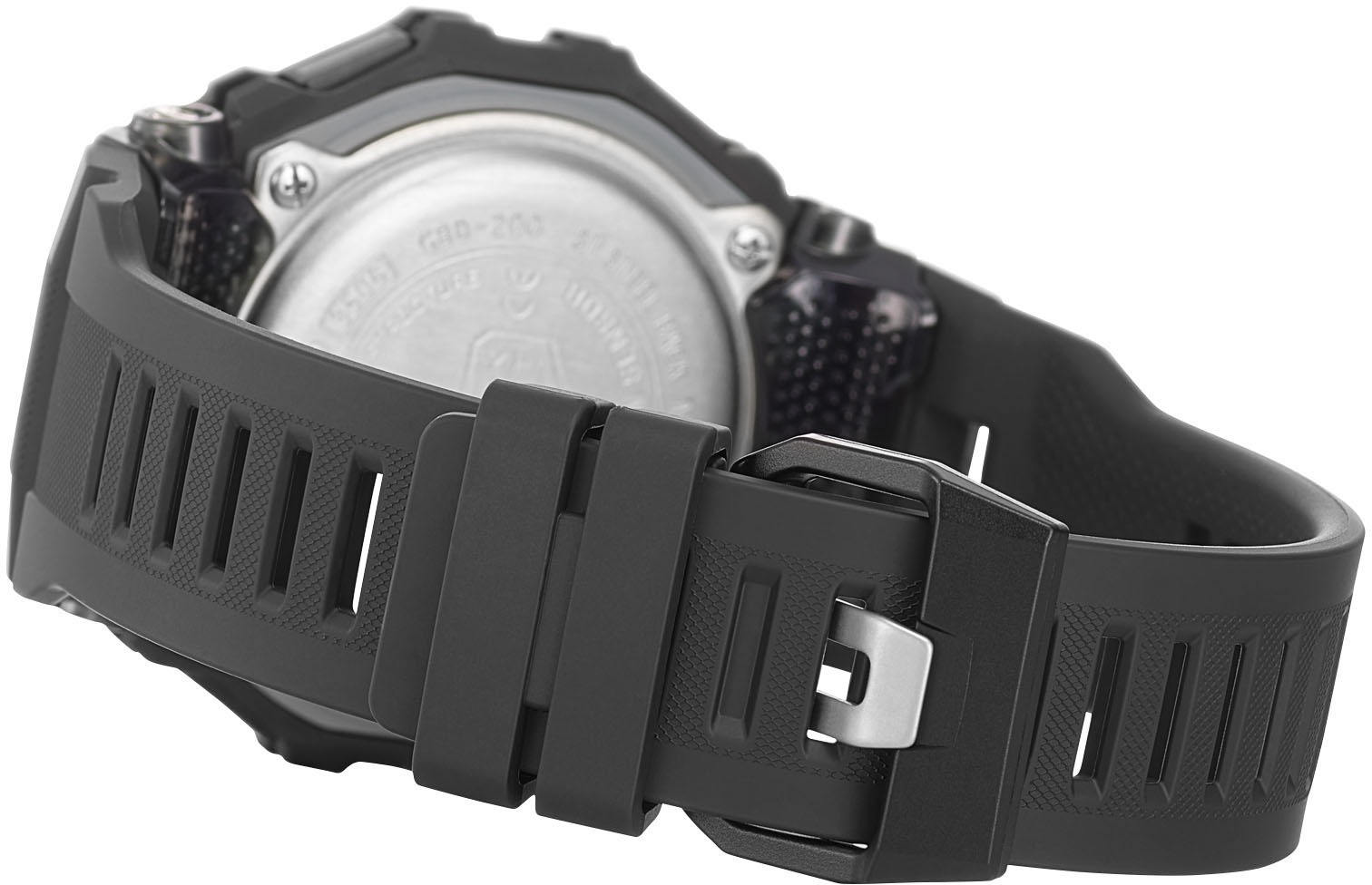 CASIO G-SHOCK Smartwatch »GBD-200-1ER«, Armbanduhr, Herren,Bluetooth,Schrittzähler,bis 20bar wasserd.,digital