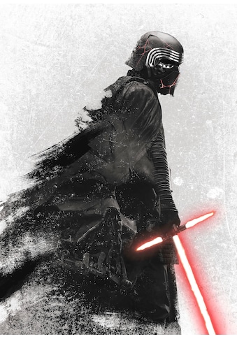 Komar Fototapete »Star Wars Kylo Vader Shadow«, futuristisch-mehrfarbig-Weltall kaufen