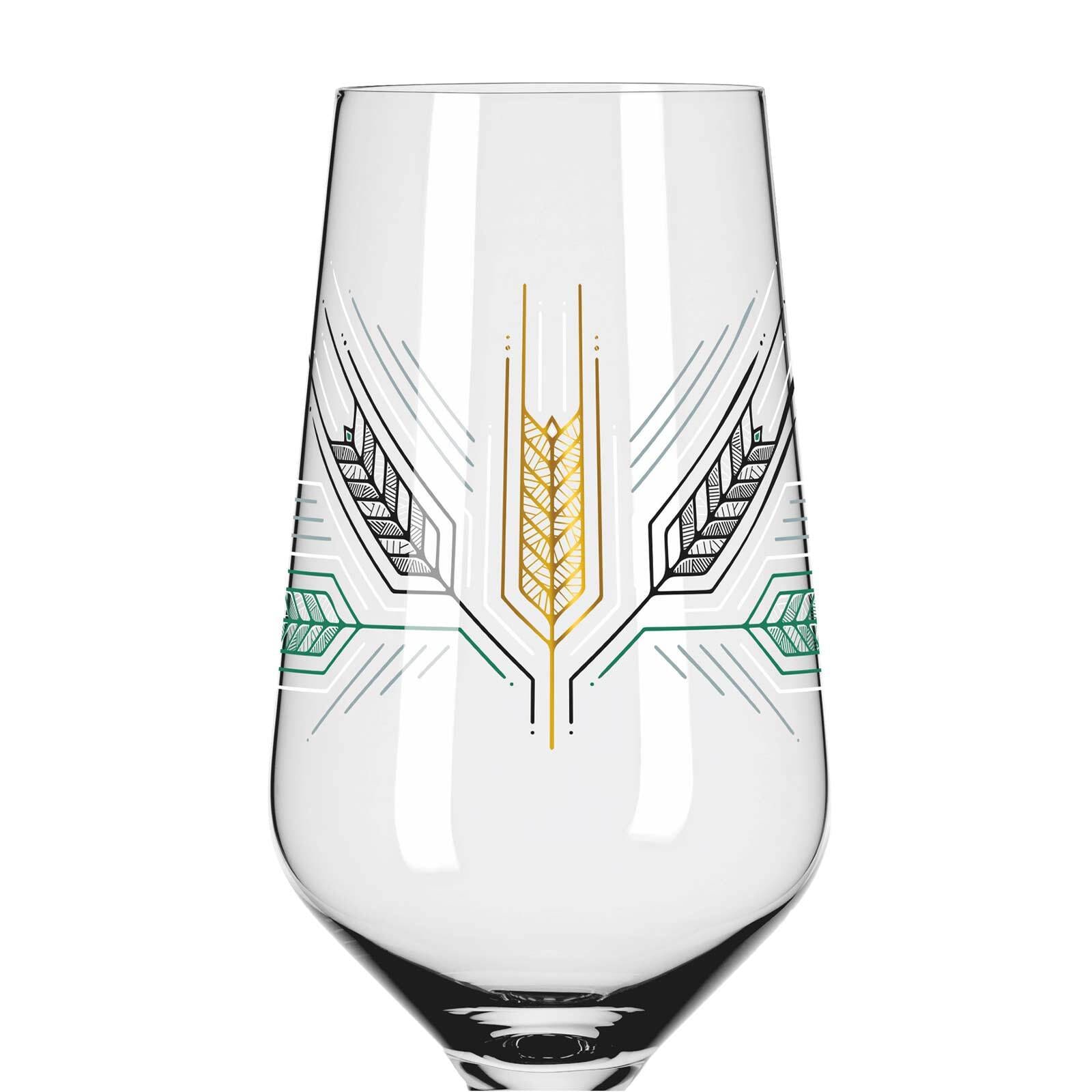 Ritzenhoff Bierglas »Biergläser Gerste Brauchzeit 374 ml 2er Set transparent«