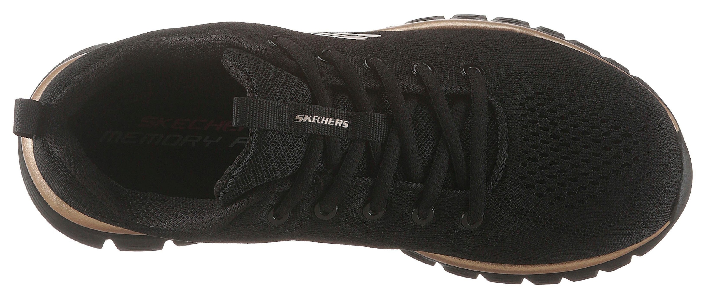 Skechers Sneaker »Graceful - Get Connected«, mit Memory Foam, Freizeitschuh, Halbschuh, Schnürschuh