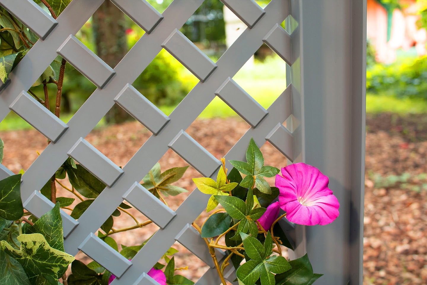 KHW Rankgitter mit Erdspieß, 2 Stk., BxTxH:  je 43x6x140 cm