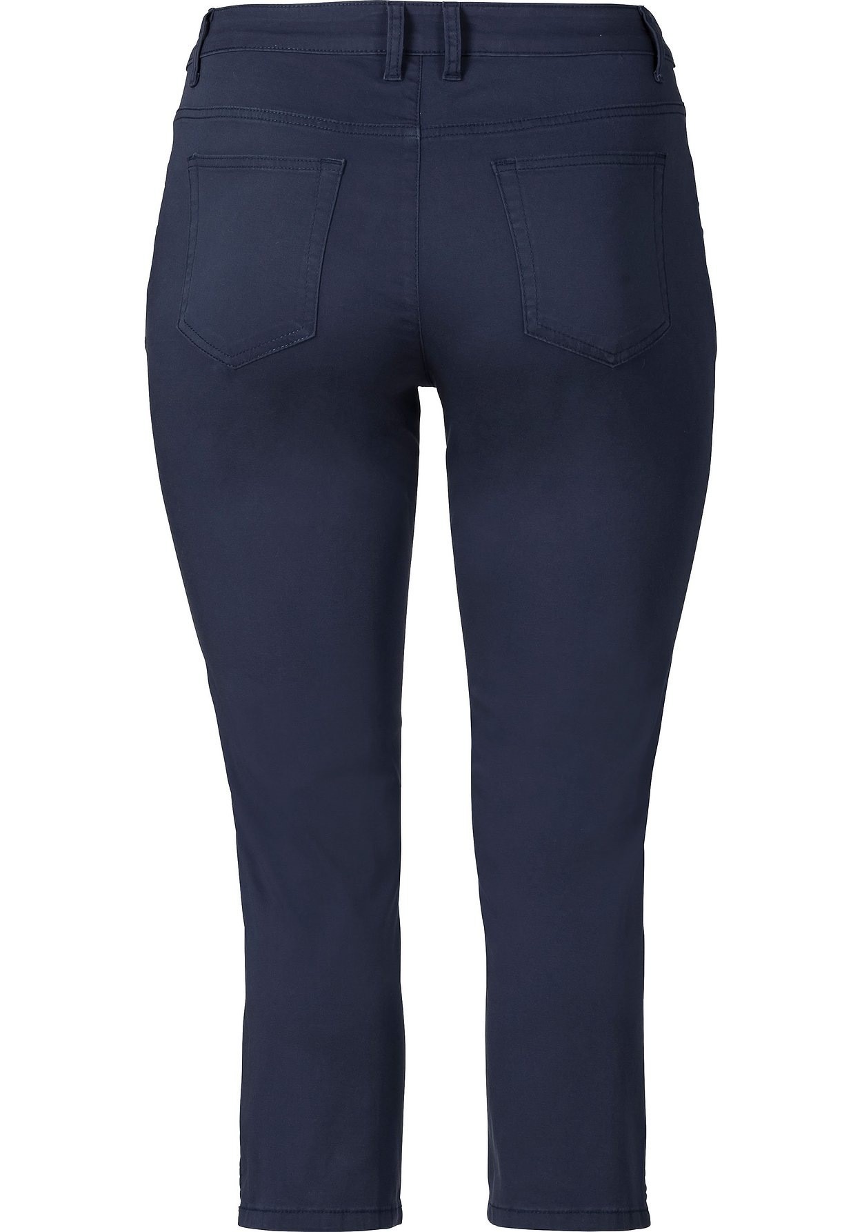 Sheego 7/8-Hose »7/8-Hose aus elastischem Baumwoll-Twill«