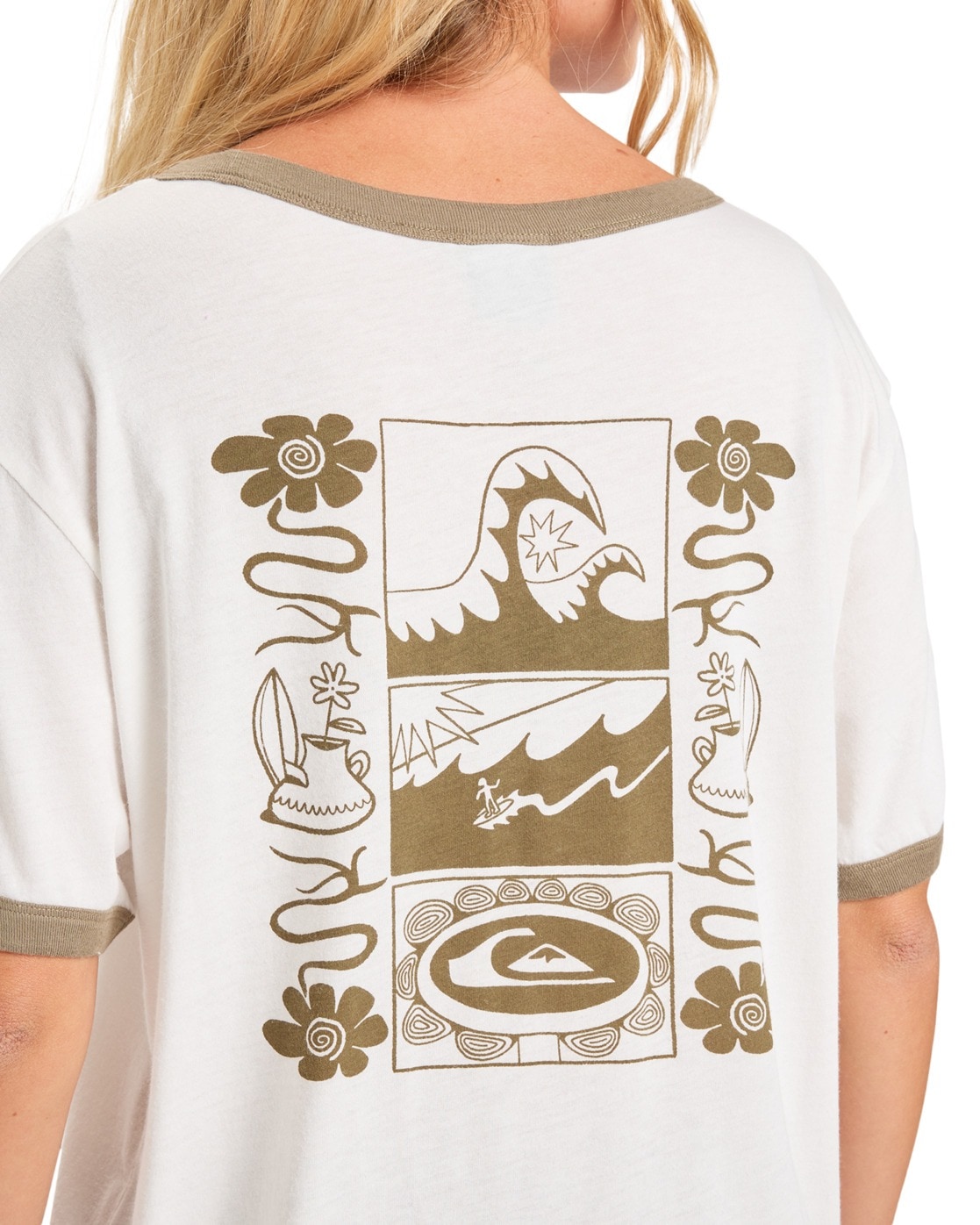 Quiksilver T-Shirt »Ringer Screen«