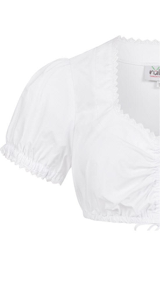 Nübler Trachtenbluse »Dirndlbluse kurzarm Wanda«