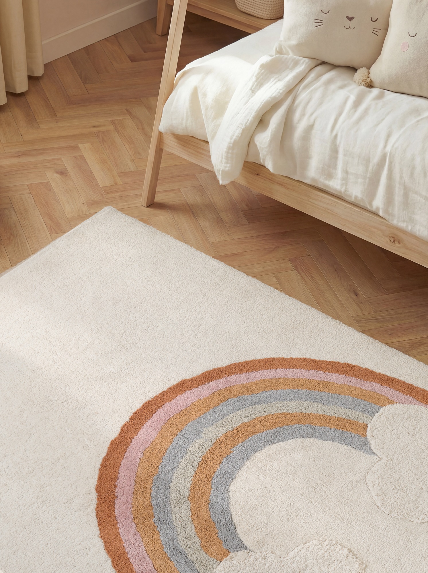 HANSE Home Kinderteppich »Petite Melodie« rechteckig 10 mm Höhe Waschbar, Handgemacht, Weich, Rutschfest, Spielteppich Kinderzimmer