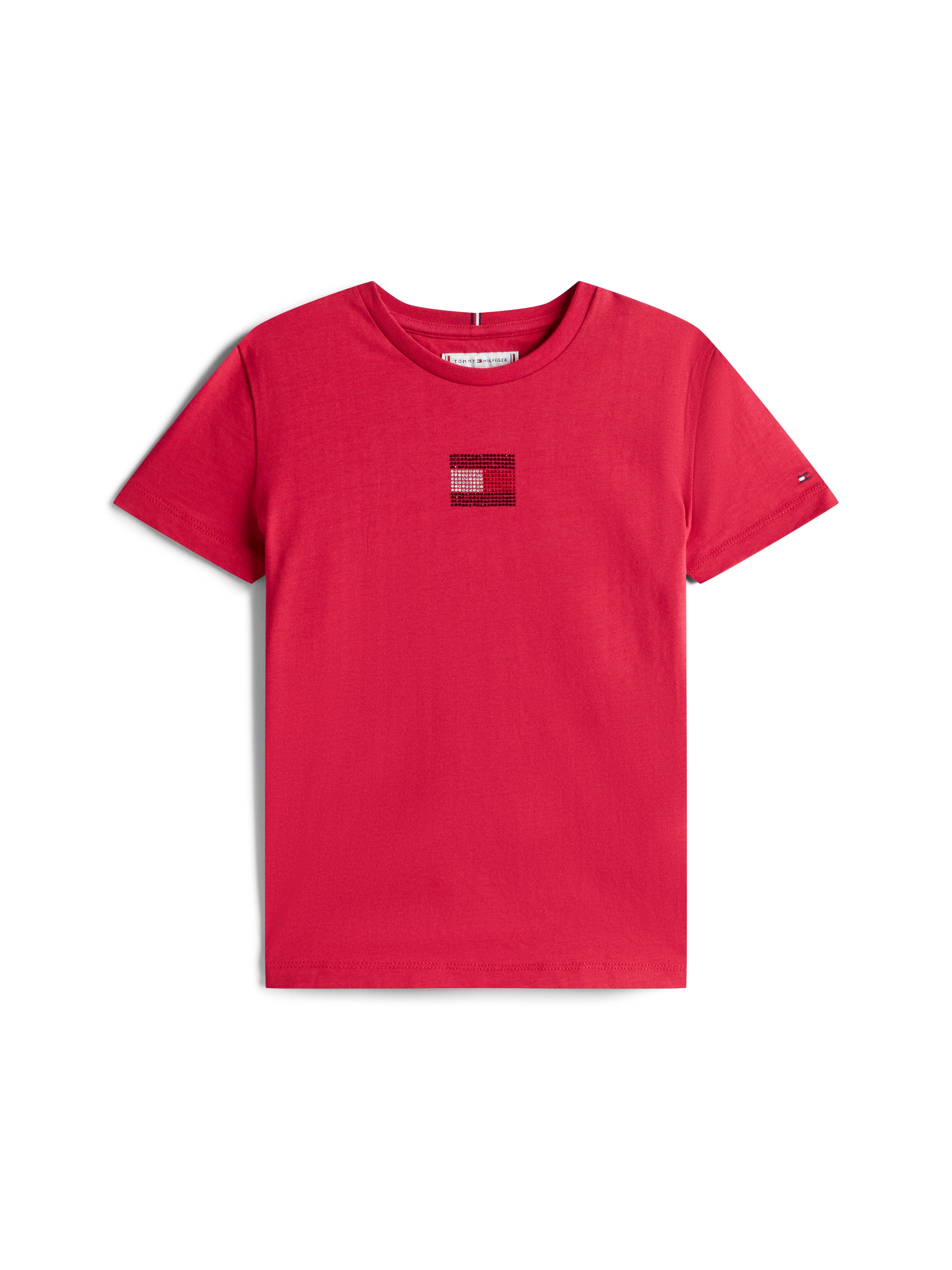 Tommy Hilfiger T-Shirt »RHINE STONE FLAG TEE S/S« Kinder bis 16 Jahre