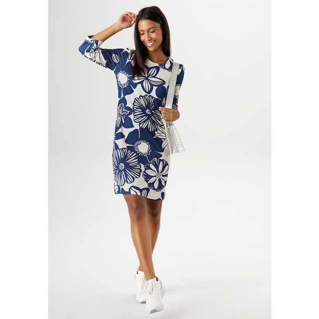 Aniston SELECTED Jerseykleid, mit großem Blütendruck - Jedes Teil ein  Unikat - NEUE KOLLEKTION online bestellen | UNIVERSAL