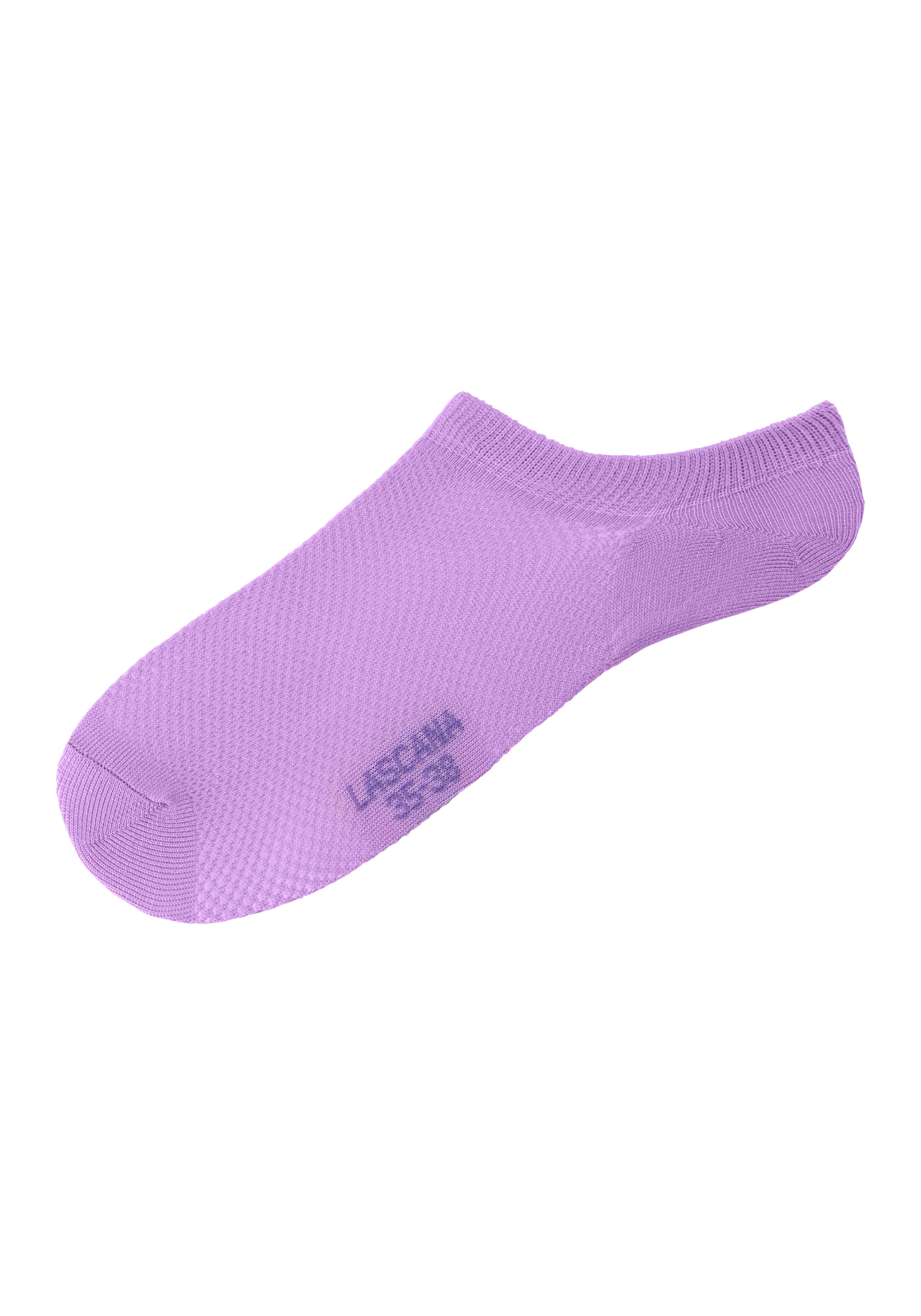 LASCANA ACTIVE Sneakersocken, (Packung, 7 Paar), mit Pikeestruktur und Silicon