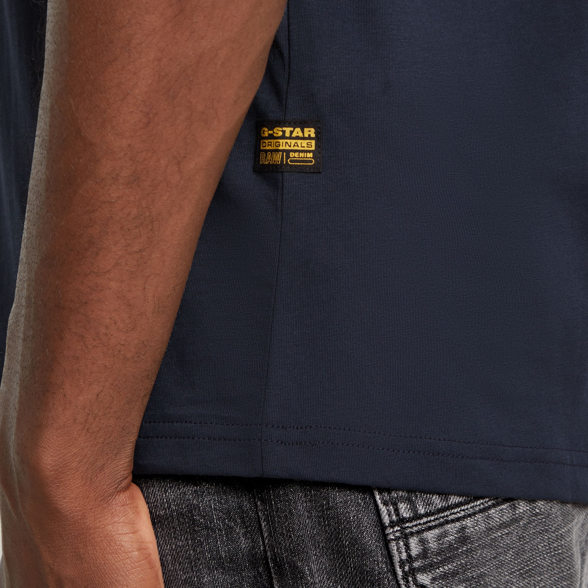 G-STAR T-Shirt »Finger Print Burger«, mit Grafikprint