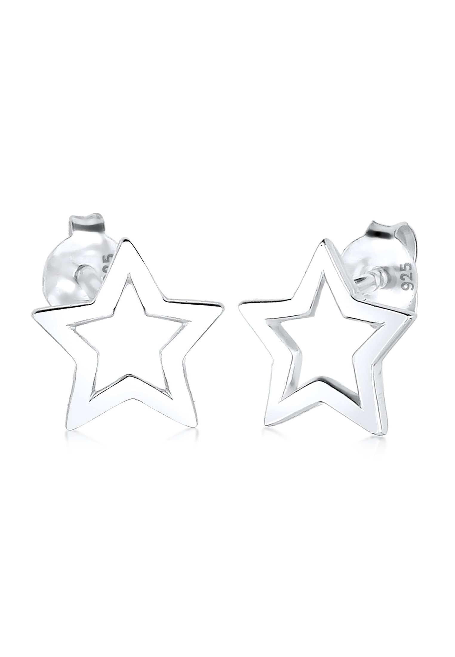 Elli Paar Ohrstecker »Ohrringe Stecker Stern Trend Astro 925 Silber«