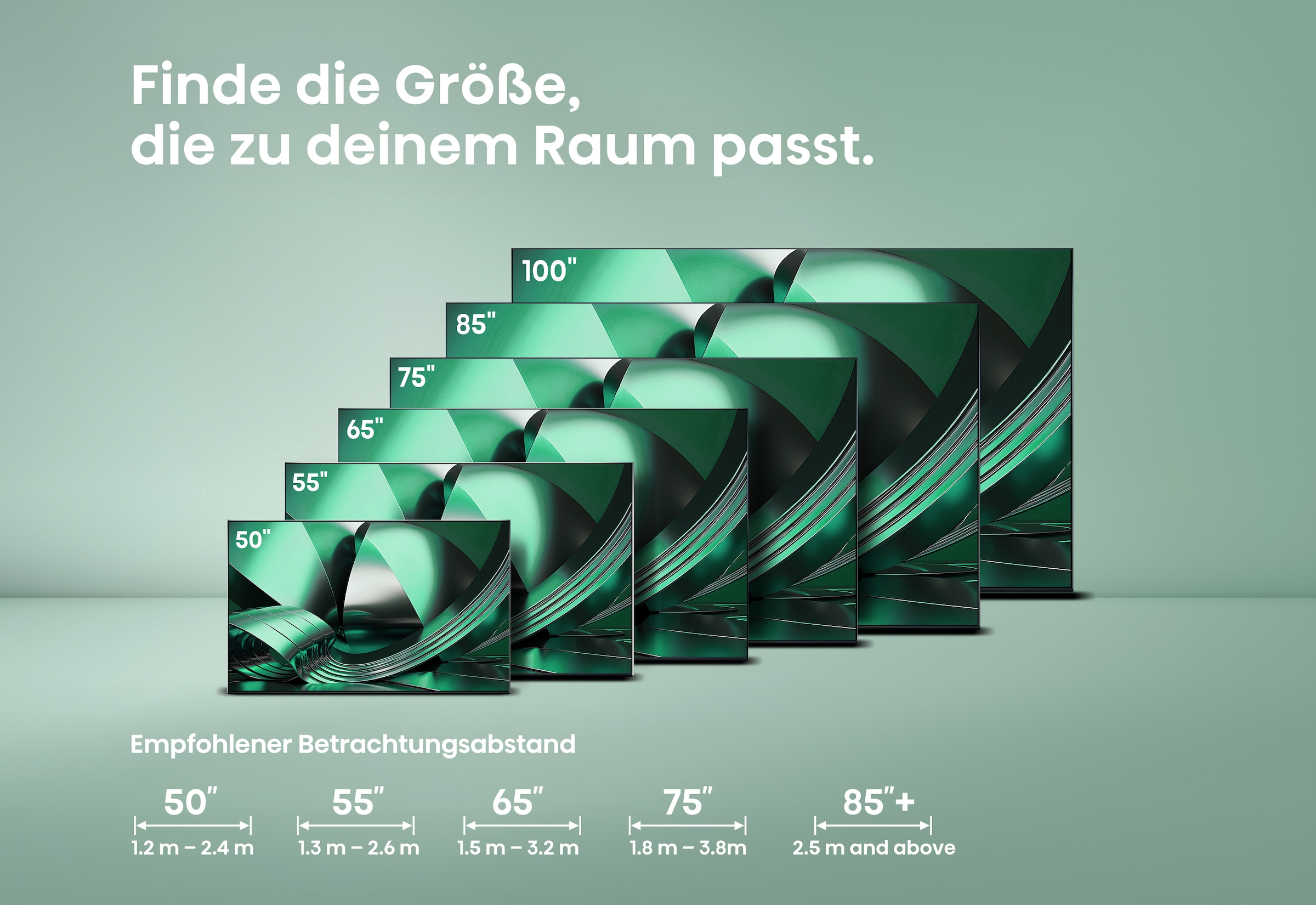 Hisense QLED-Fernseher »75U7DSE« 189 cm/75 ″ Smart-TV