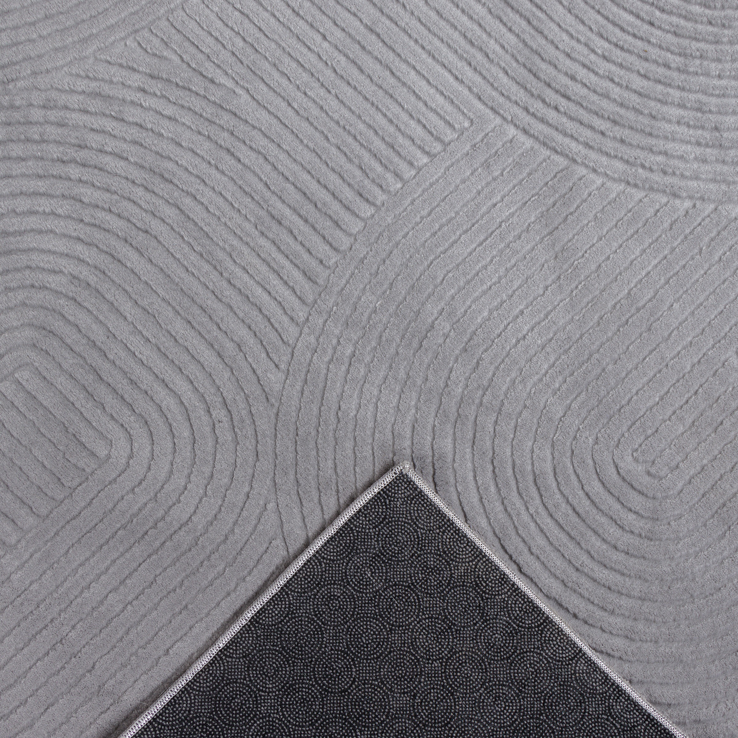 OTTO home Designteppich »Zoelle 3D Optik/Hoch-Tief Effekt« rechteckig 8 mm Höhe mit Anti-Rutsch-Rücken, angenehm weich, Teppich Wohnzimmer Boho Design