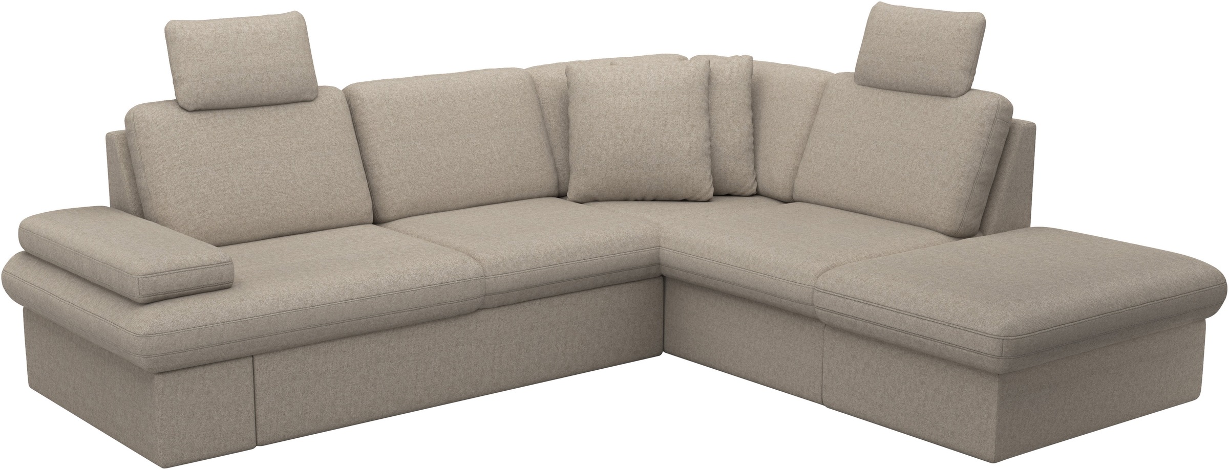 sit&more Ecksofa »Moreno«, mit Armteilverstellung,wahlweise mit Bettfunktion