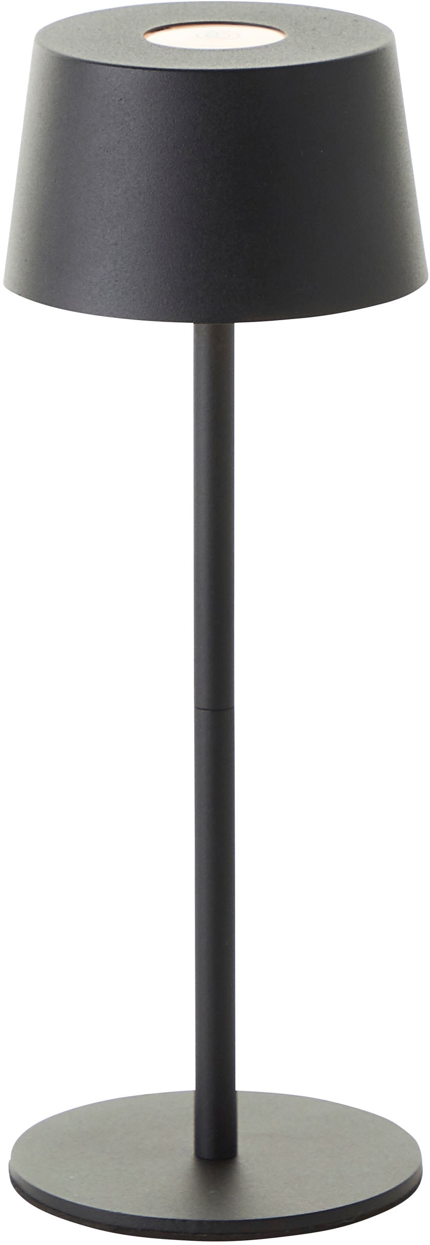 Brilliant LED Außen-Tischleuchte »Jona« LED-Modul 1 Stk. Warmweiß Kabellos, USB, H 25 cm, 170 lm, höhenverstellbar, 3000 K